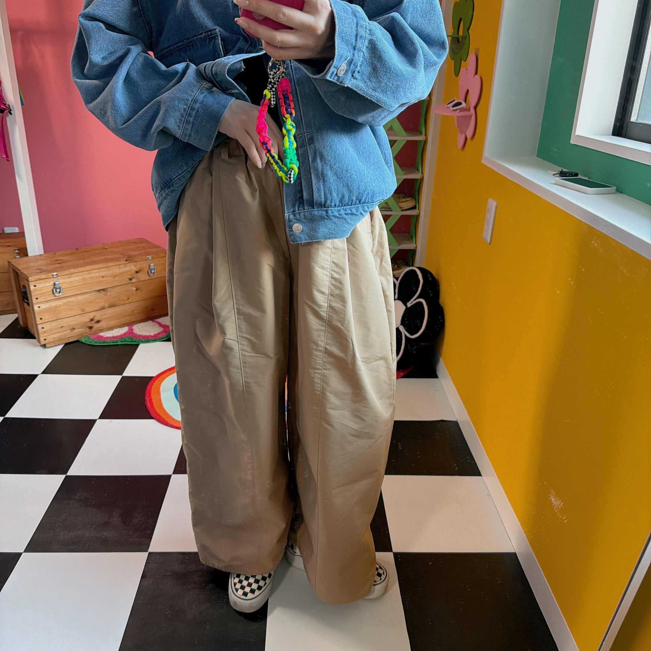 即納 4種類 1点ずつのみ ハンドメイドちゃまべべパンツ