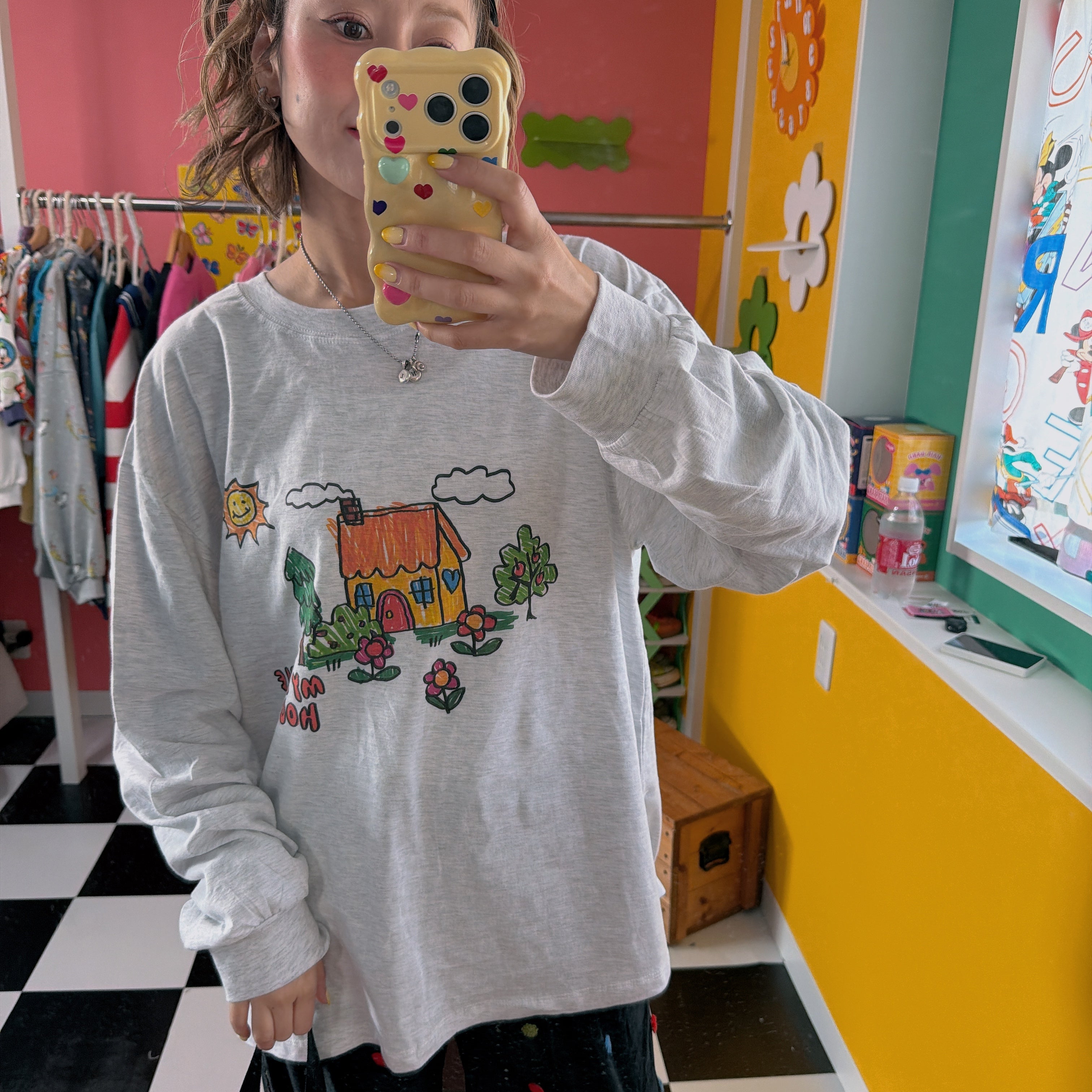 ※予約※レトロハウス落書きロンTEE 11月下旬〜12月上旬のお届け予定