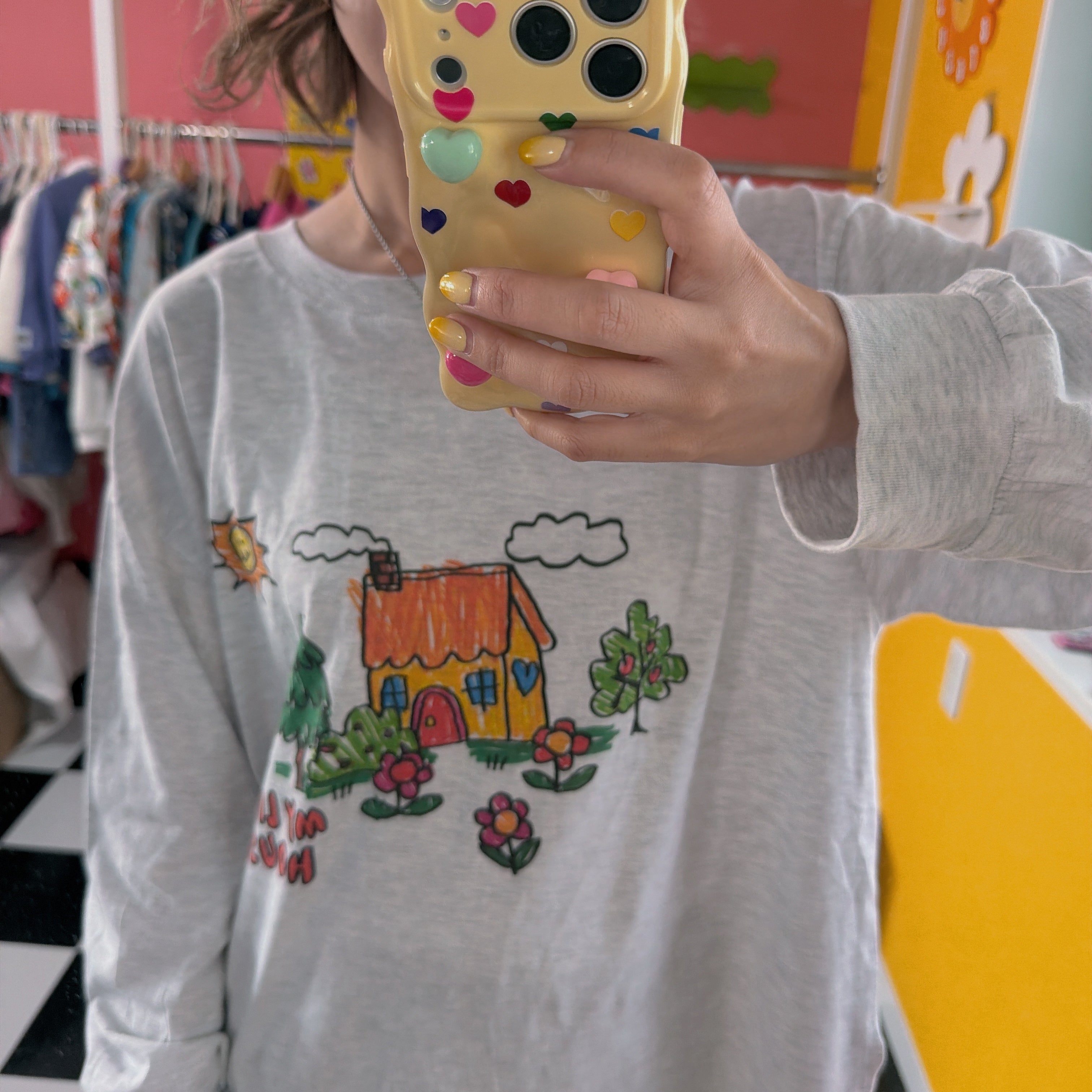 ※予約※レトロハウス落書きロンTEE 11月下旬〜12月上旬のお届け予定