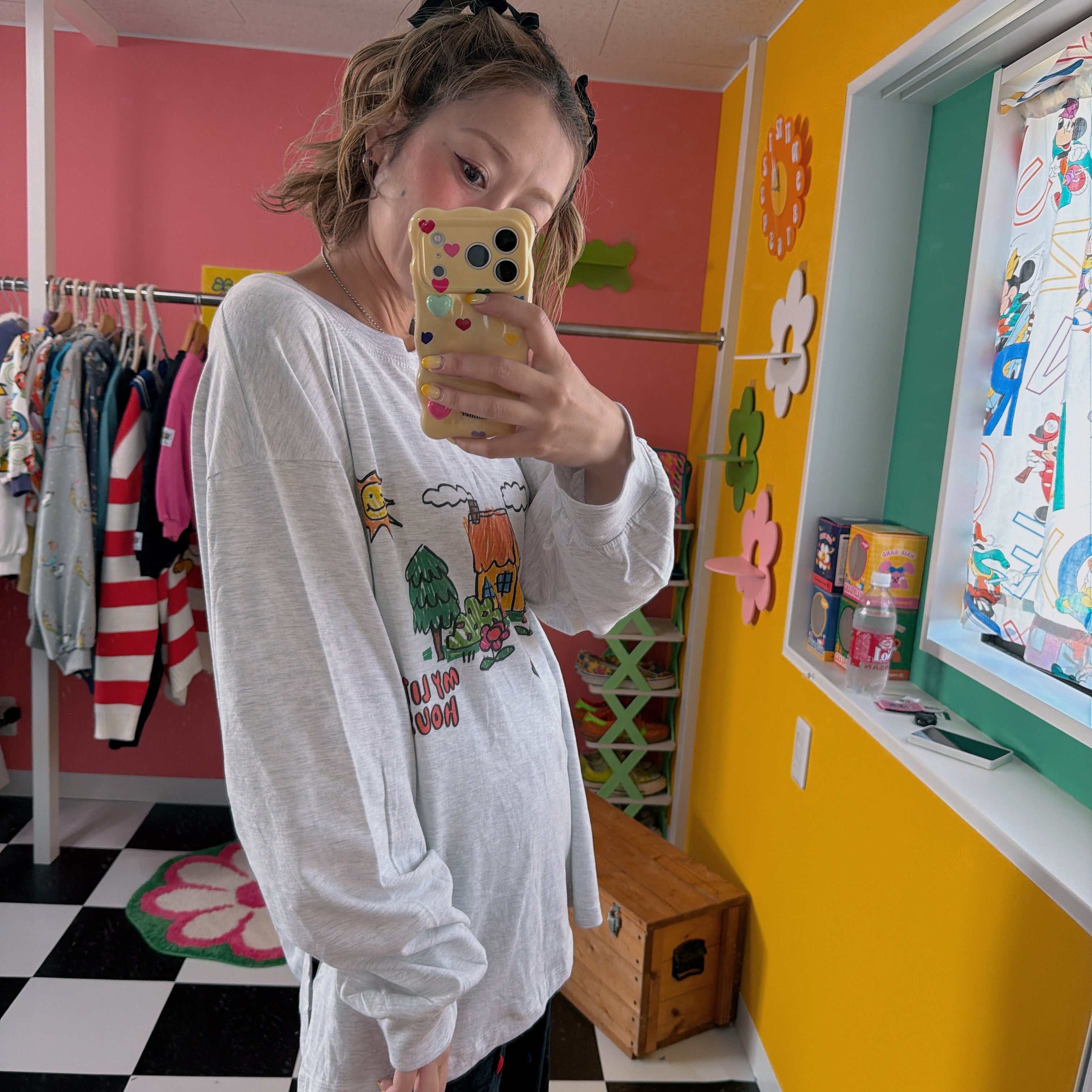 ※予約※レトロハウス落書きロンTEE 11月下旬〜12月上旬のお届け予定