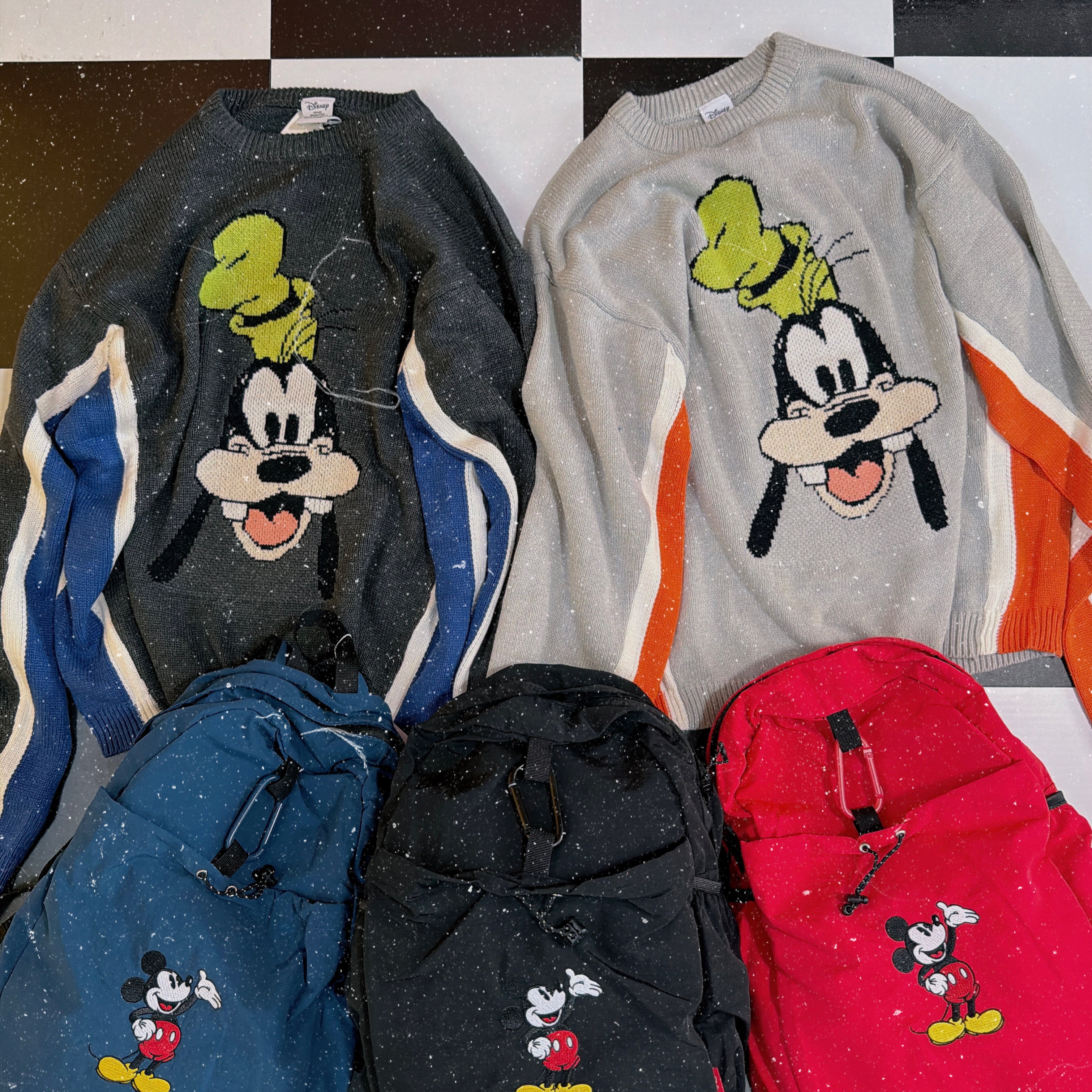 ※予約※再販!2色 グーフィーラインニット 11月下旬〜12月上旬のお届け予定