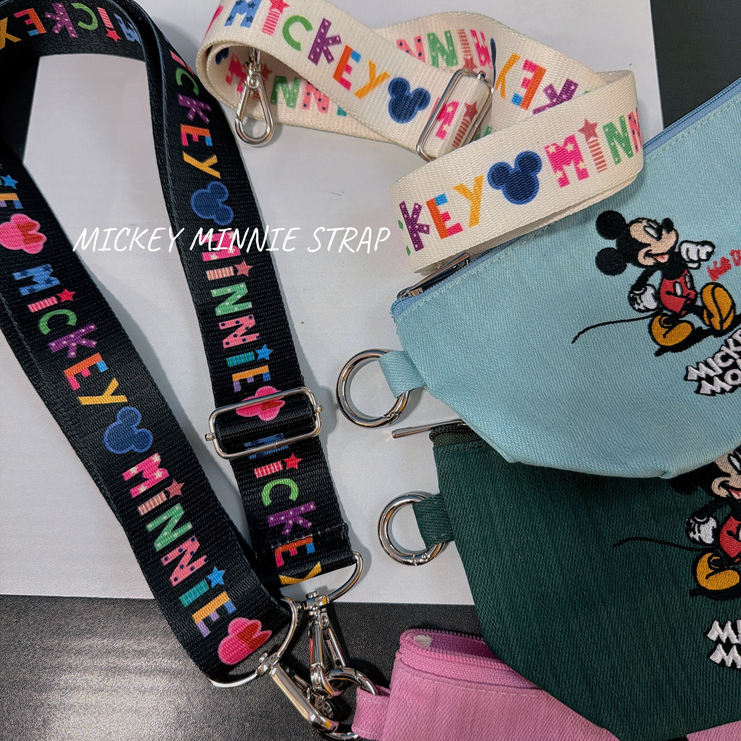 ※予約※2色 ミッキーミニーショルダーストラップ 12月中の出荷予定