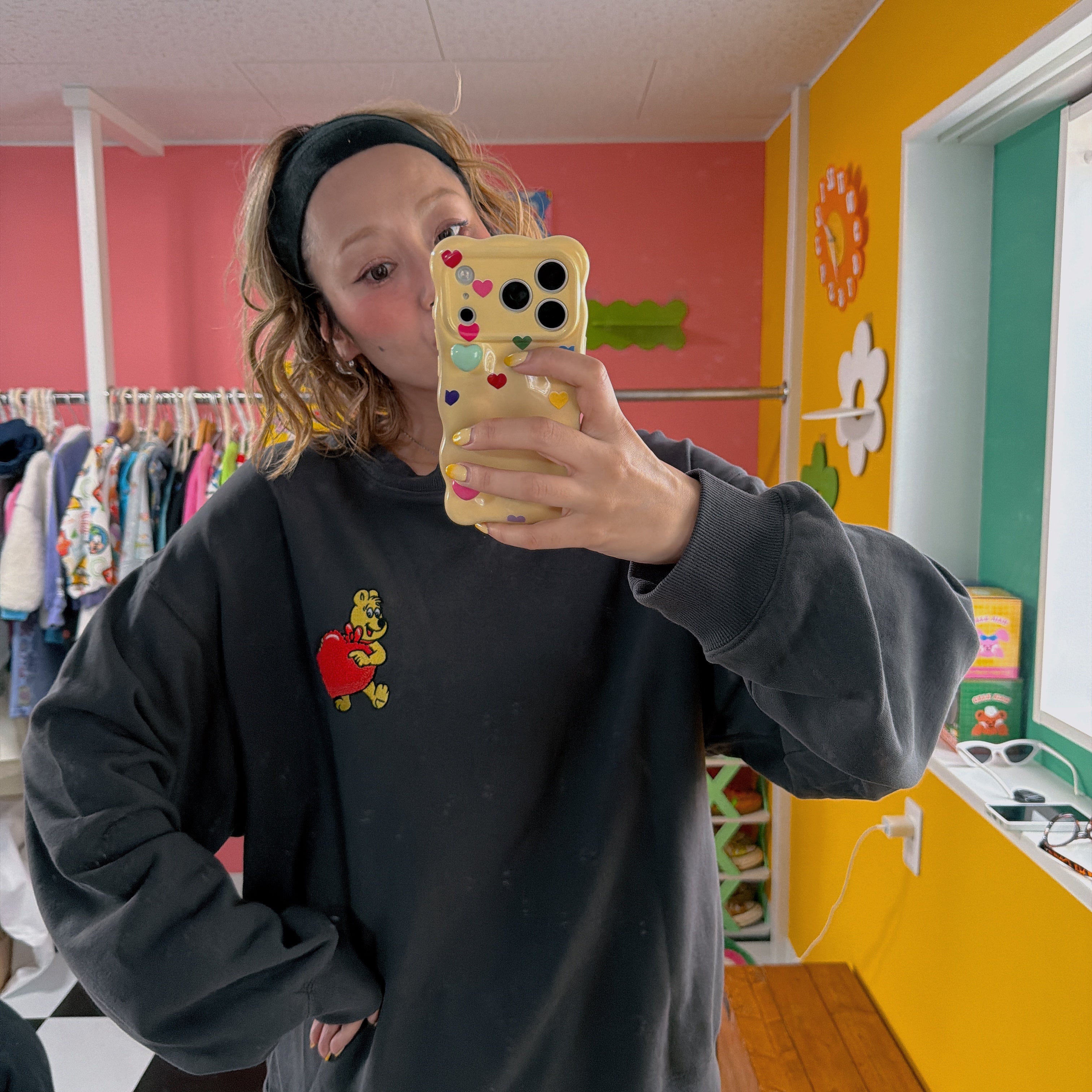 ※上限あり予約※2種類3色 ヴィンテージライクHARIBOスウェット 12月中旬〜下旬ごろのお届け予定