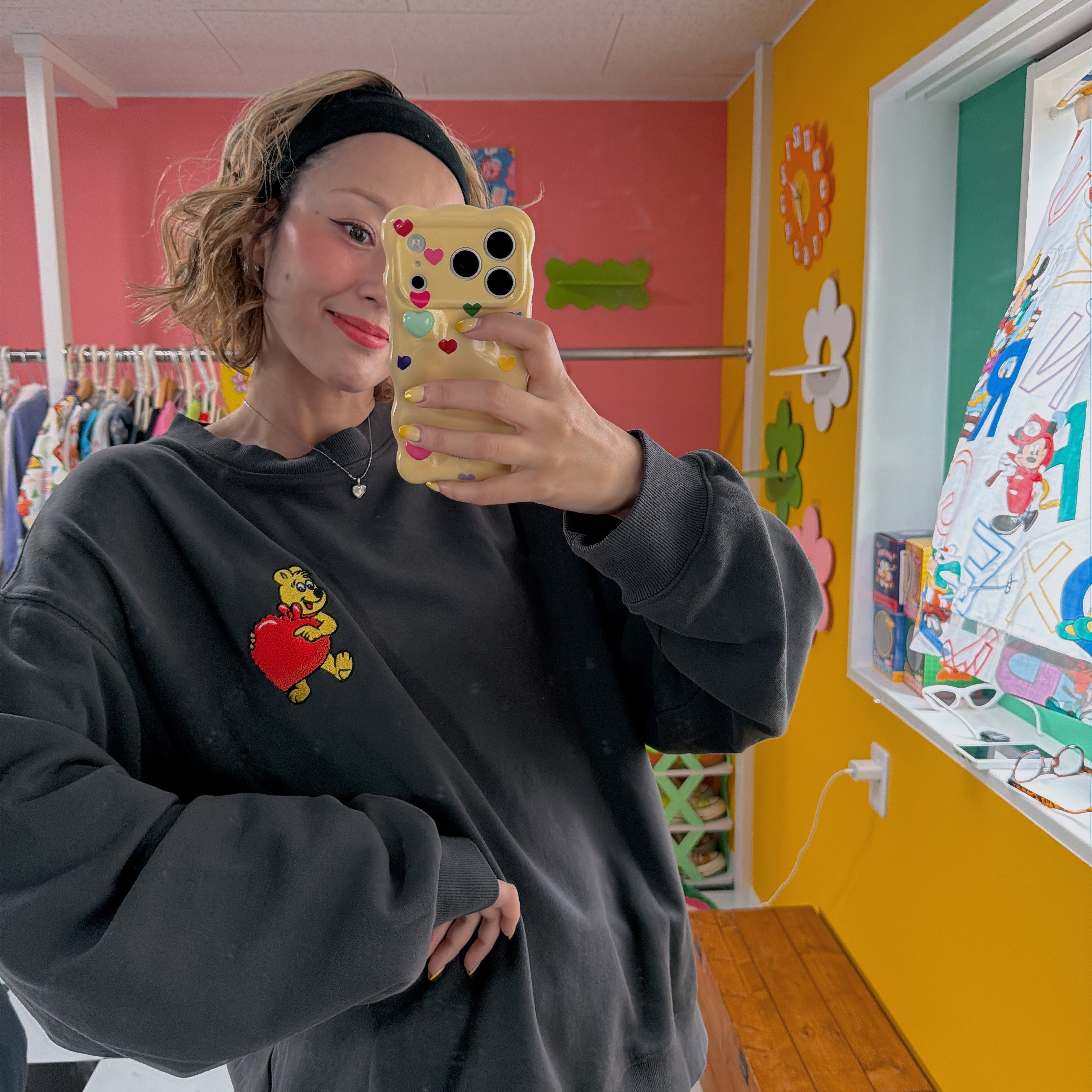 ※上限あり予約※2種類3色 ヴィンテージライクHARIBOスウェット 12月中旬〜下旬ごろのお届け予定