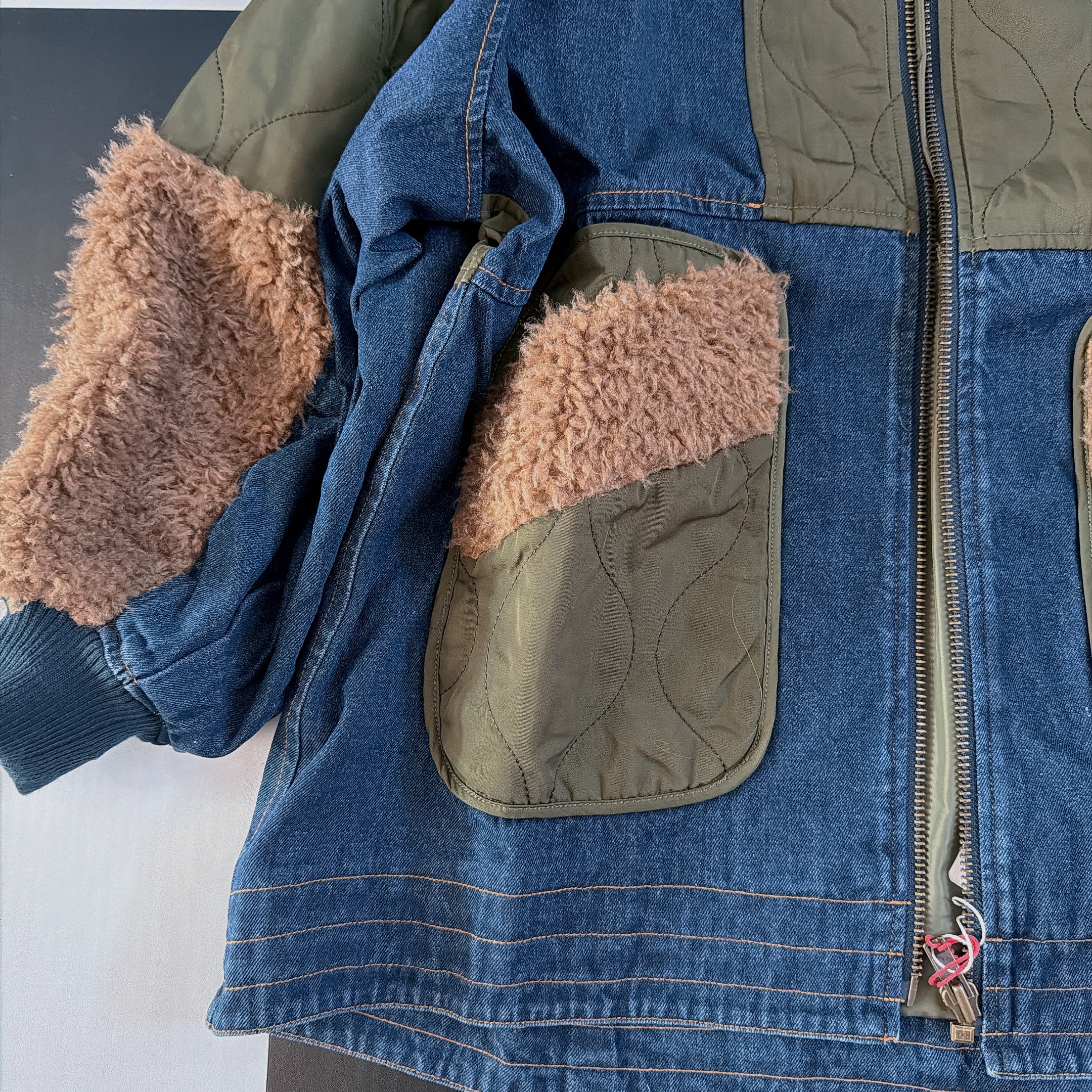 ※上限あり予約※キルティングデニムジャケット11月下旬の出荷予定