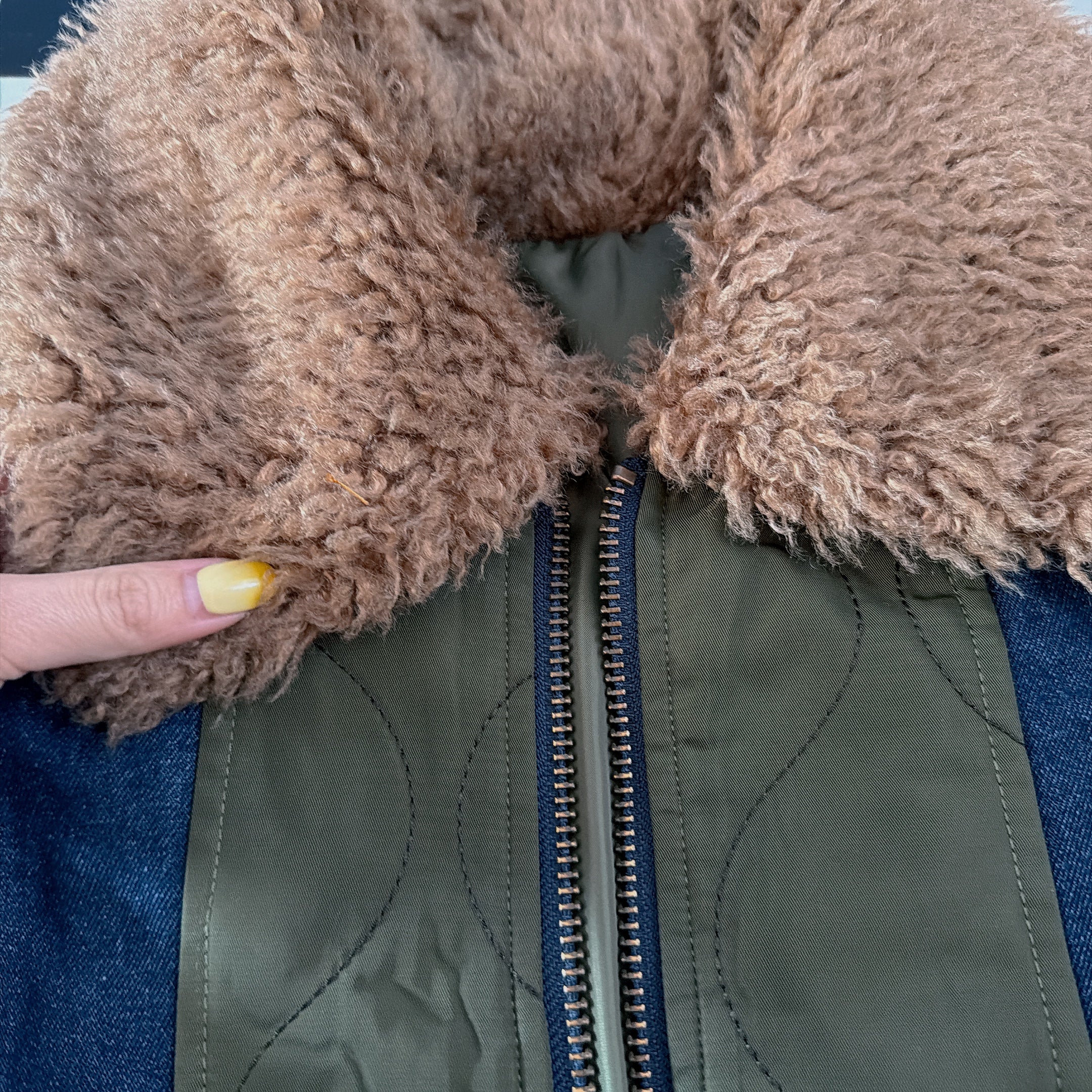 ※上限あり予約※キルティングデニムジャケット11月下旬の出荷予定