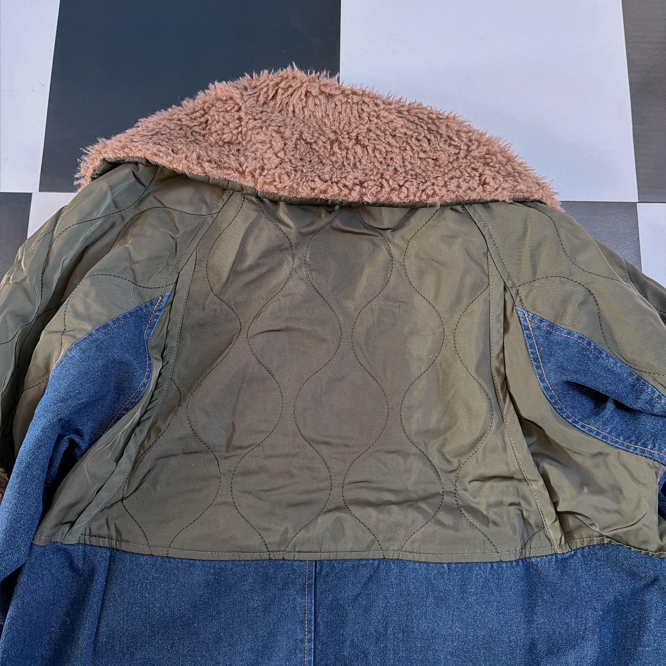 ※上限あり予約※キルティングデニムジャケット11月下旬の出荷予定