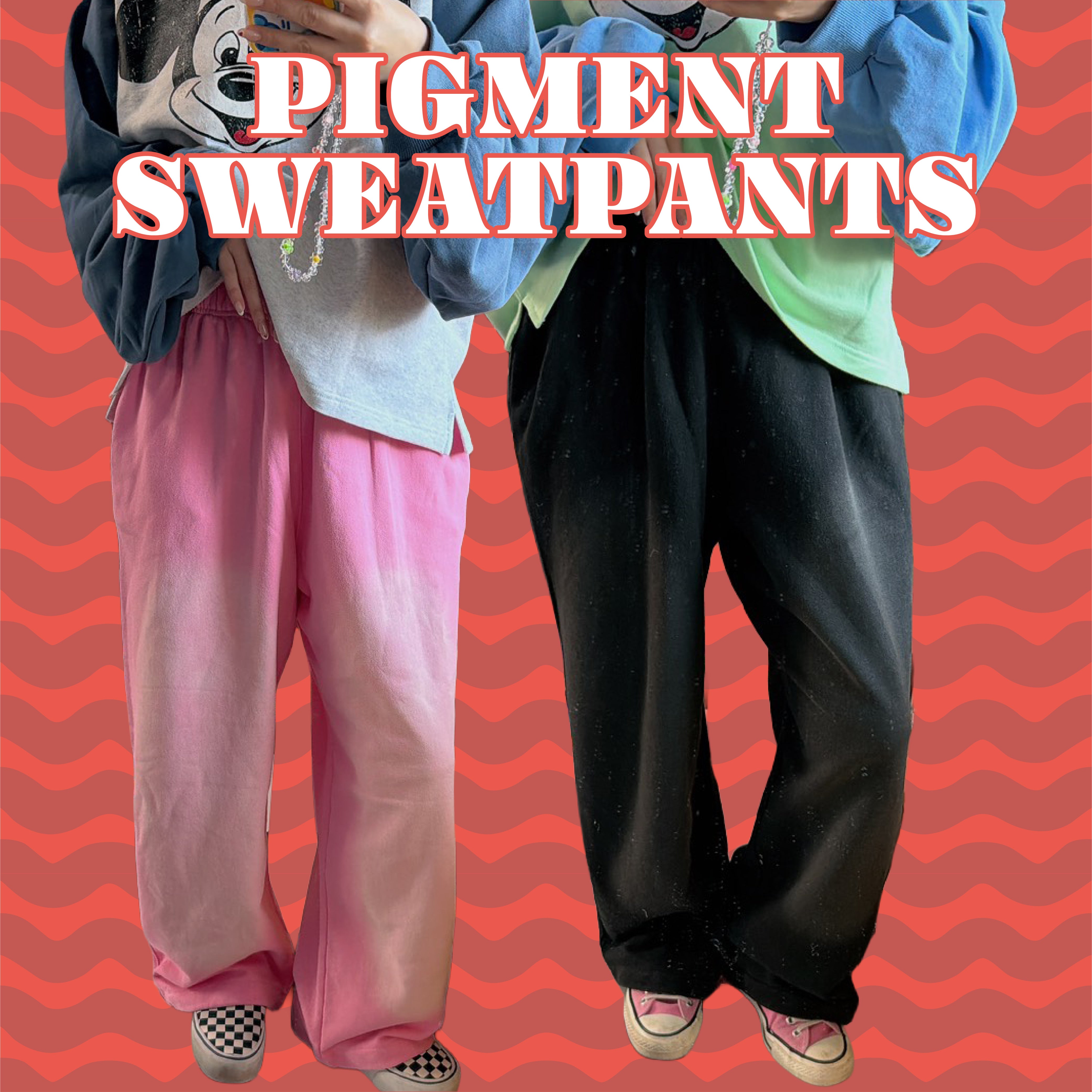 ※予約※2色 ピグメントドロストスウェットパンツ 5月中の出荷予定