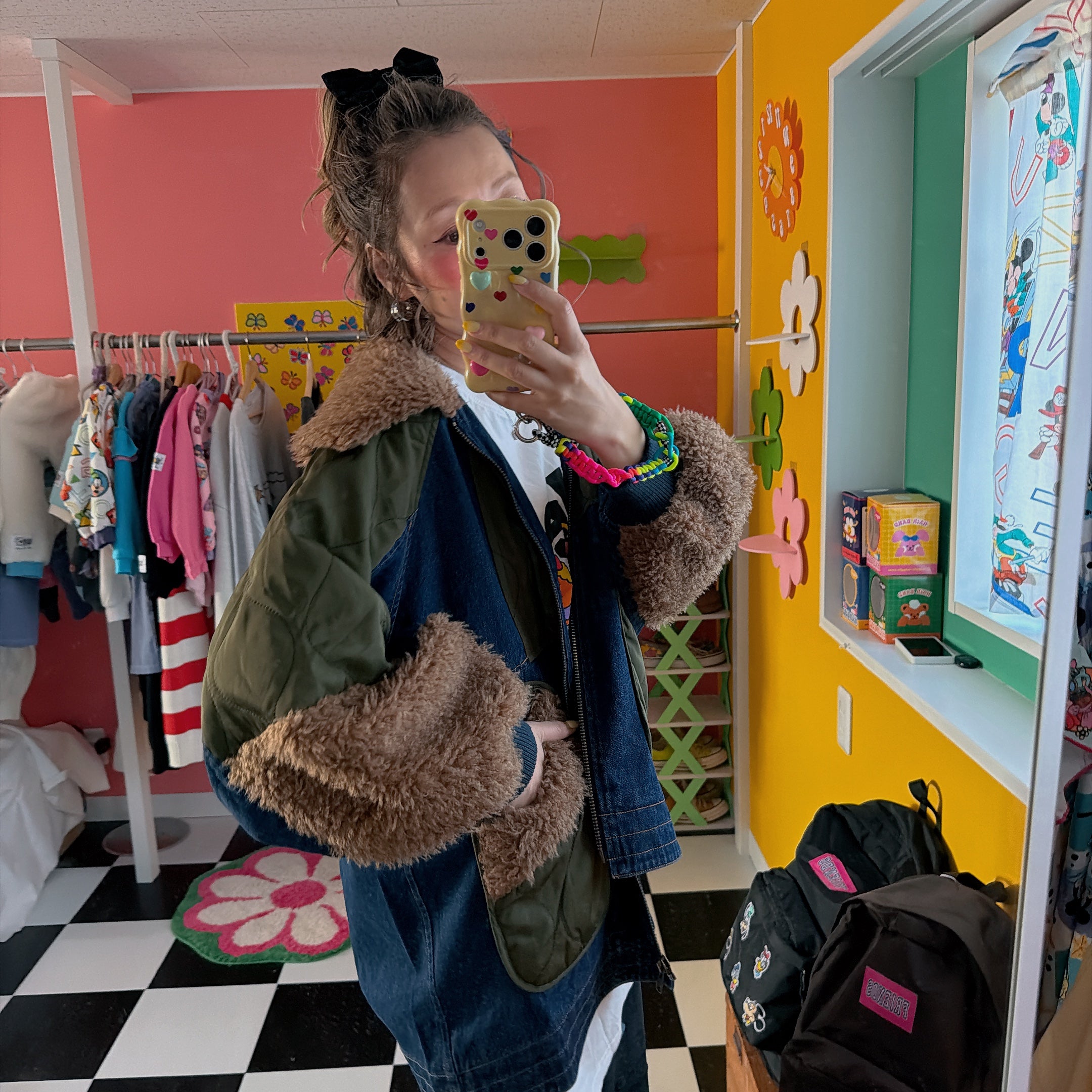 ※上限あり予約※キルティングデニムジャケット11月下旬の出荷予定