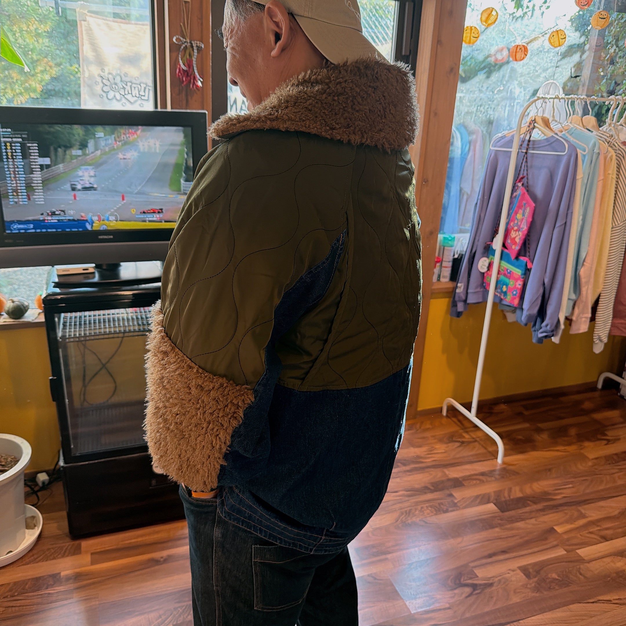 ※上限あり予約※キルティングデニムジャケット11月下旬の出荷予定