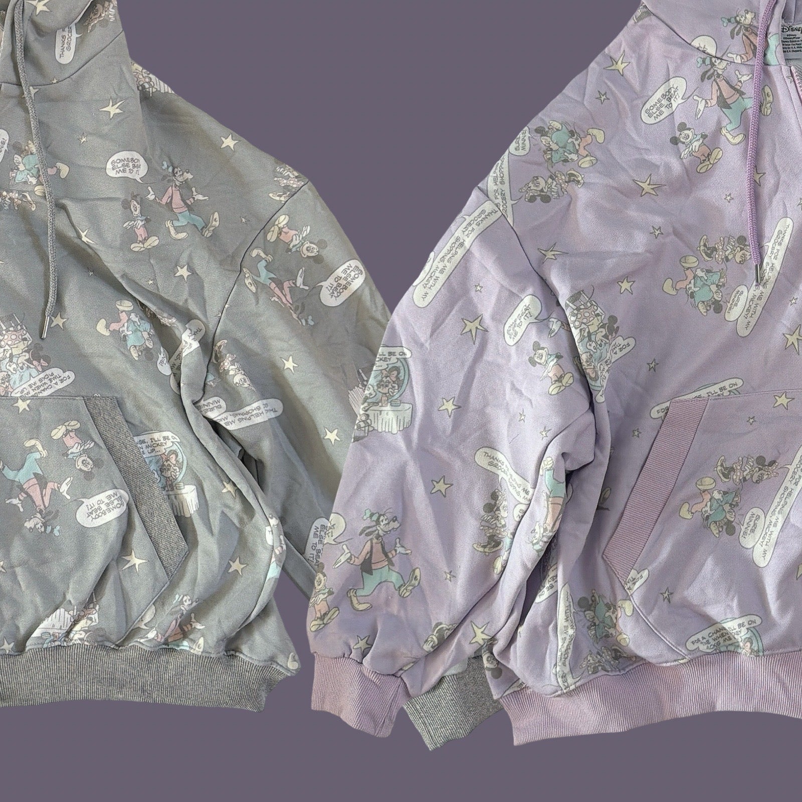 ※予約※2色 レトロミッキーフレンズジップアップパーカー 12月中の出荷予定