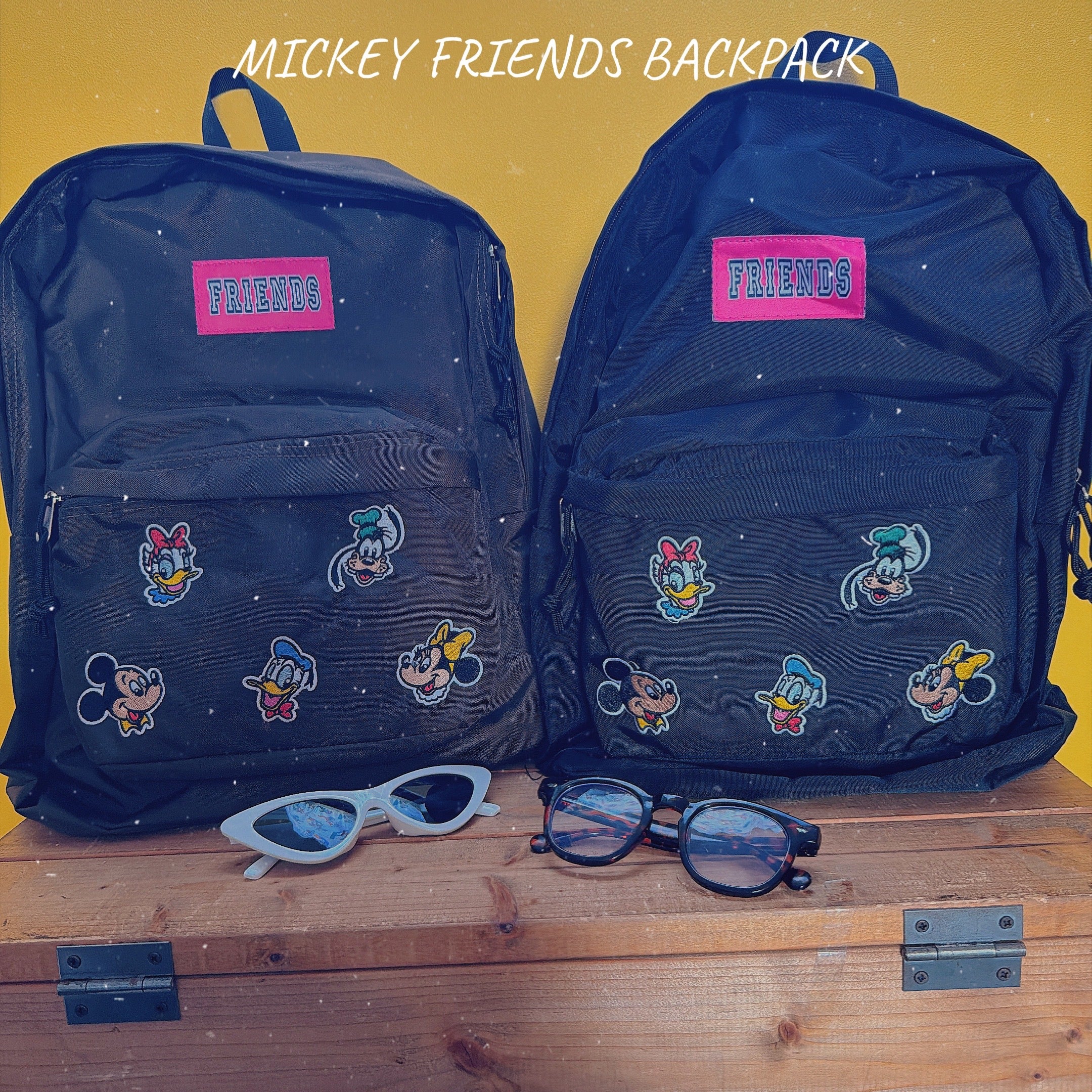 ※予約※2色 ミッキーフレンズワッペンリュック 12月中の出荷予定