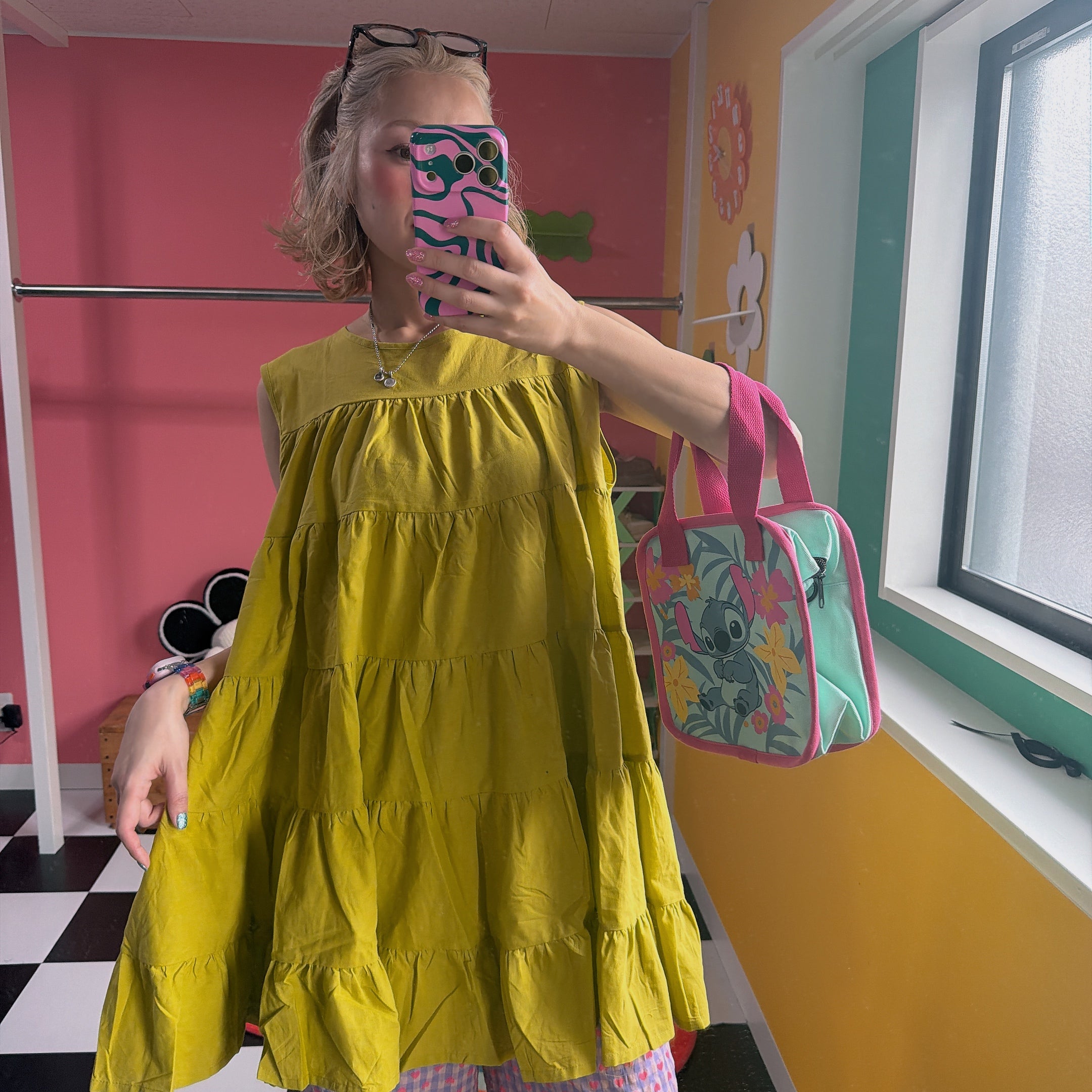 ※予約※ 4色 カラフルティアードブラウス 4月上旬の出荷予定