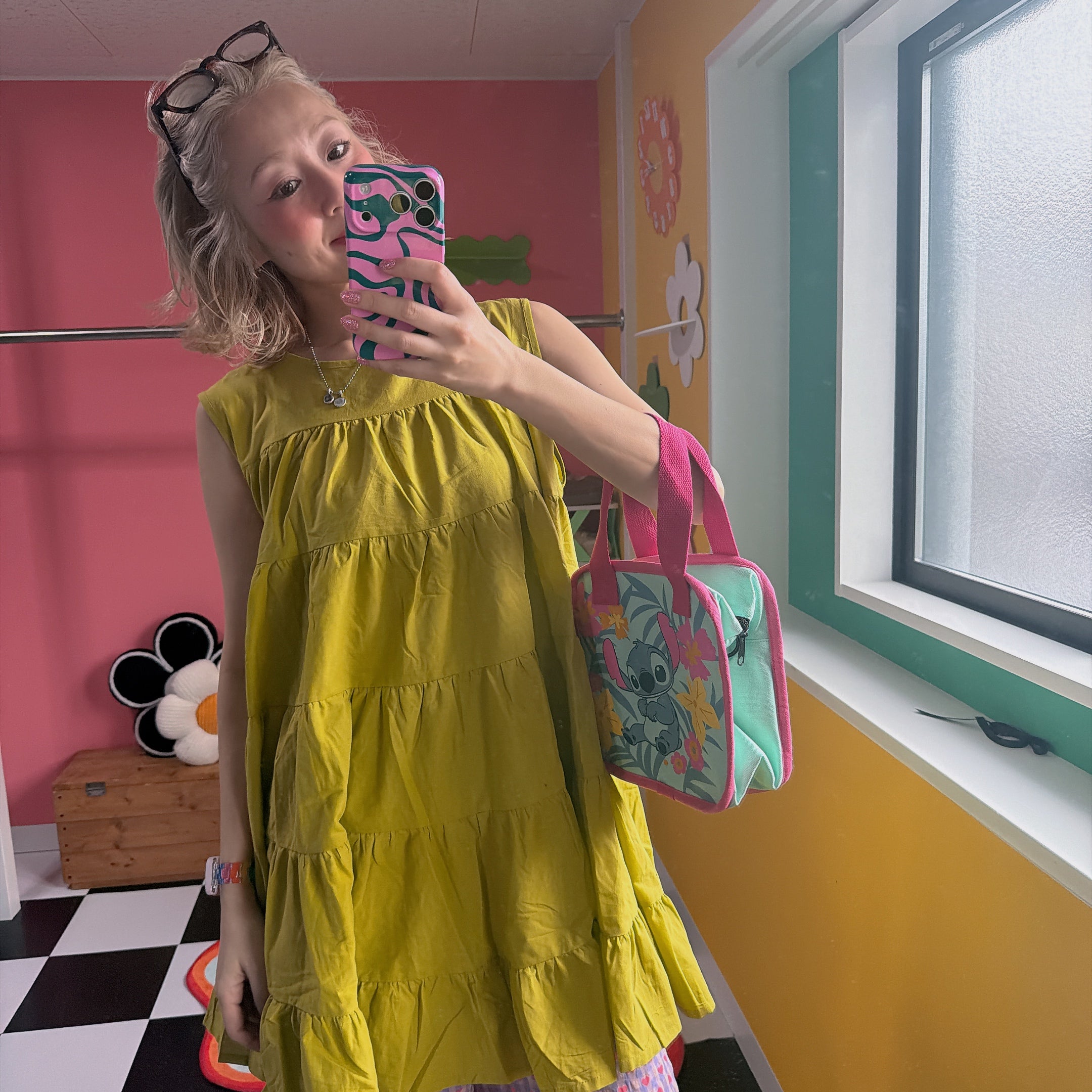 ※予約※ 4色 カラフルティアードブラウス 4月上旬の出荷予定