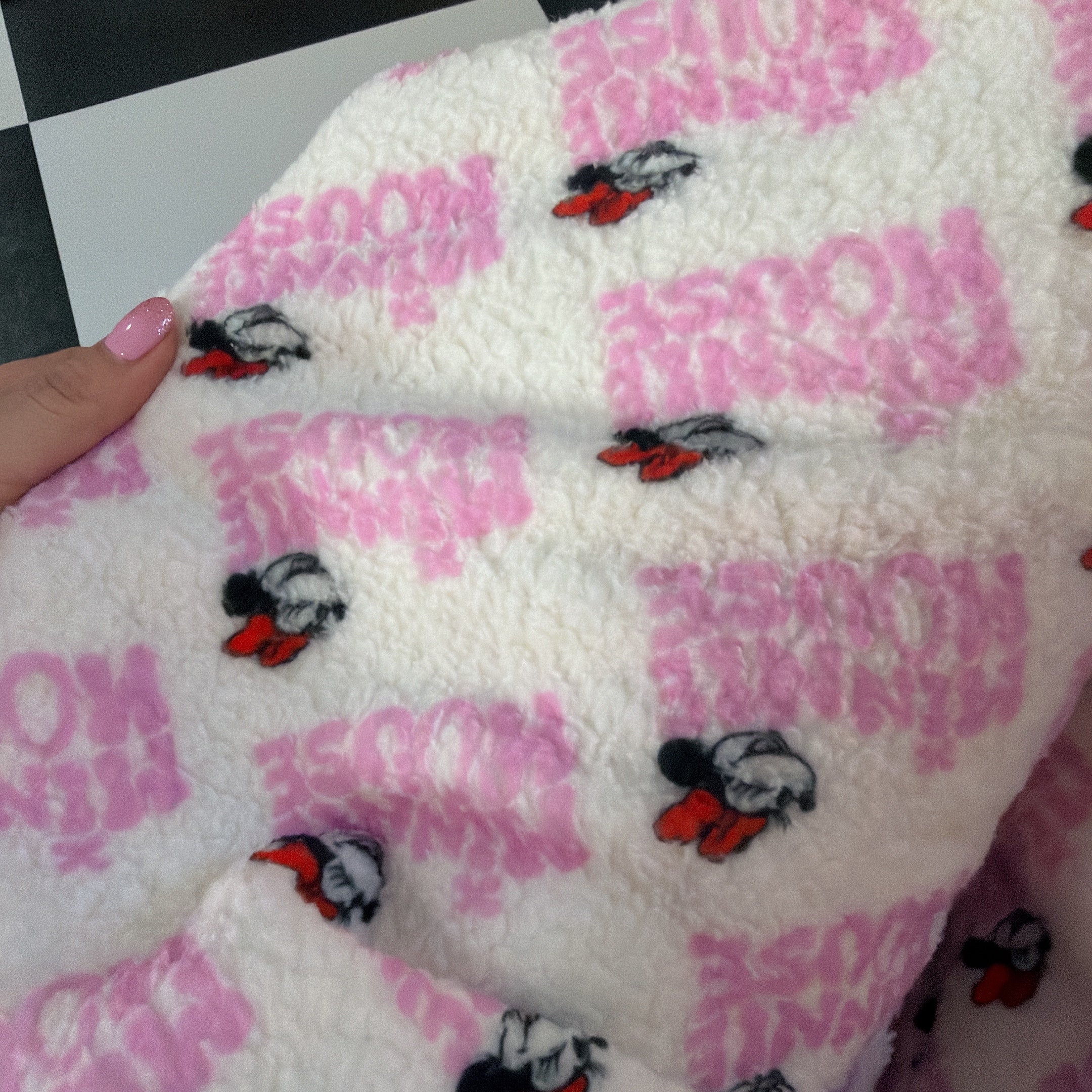 ※予約※3色 ディズニー裏ボアパンツ 12月中の出荷予定