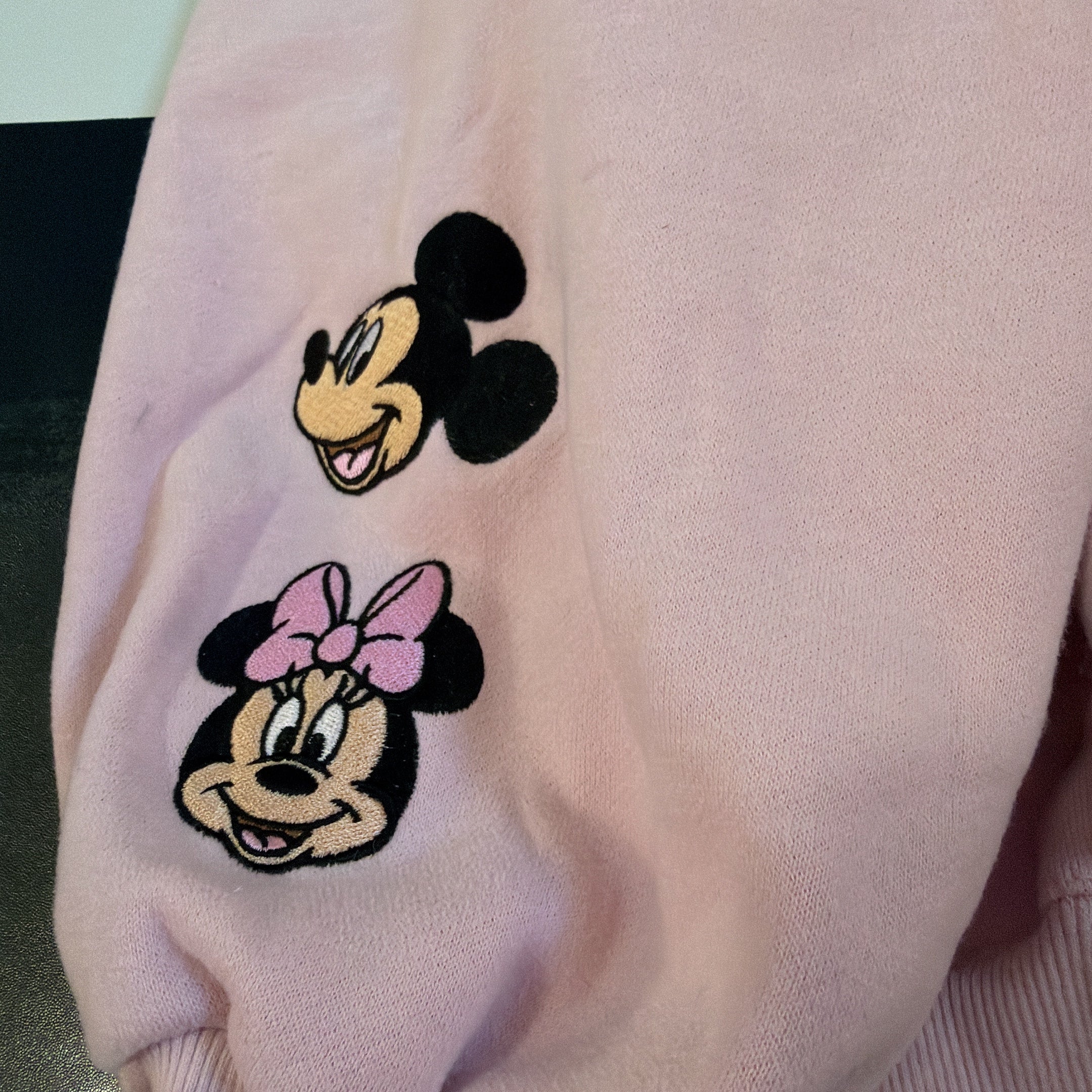 ※予約※2色 ミッキー刺繍ラガーシャツ 8月中の出荷予定