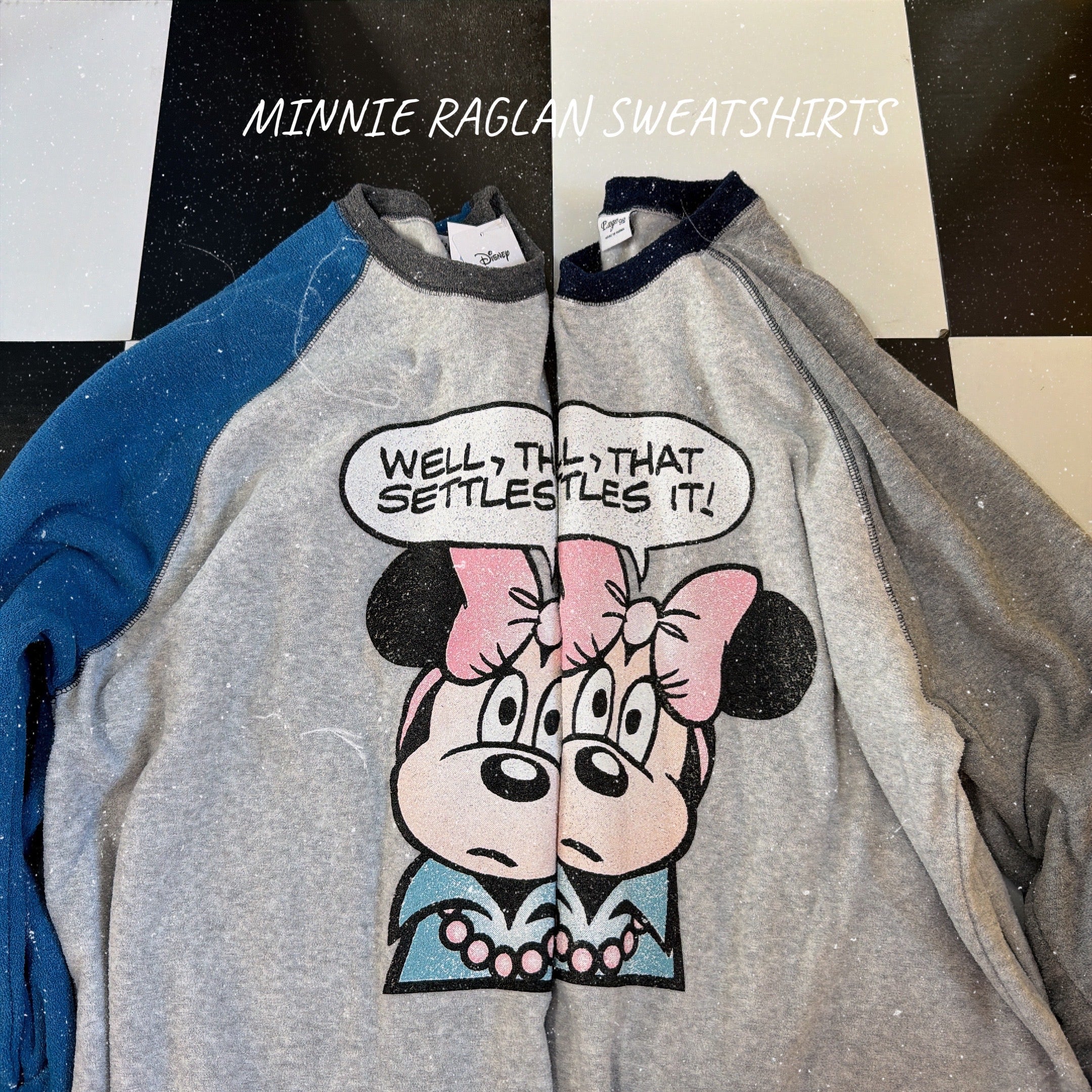 ※予約※2色 ミニーラグランオーバーサイズスウェット 12月中の出荷予定