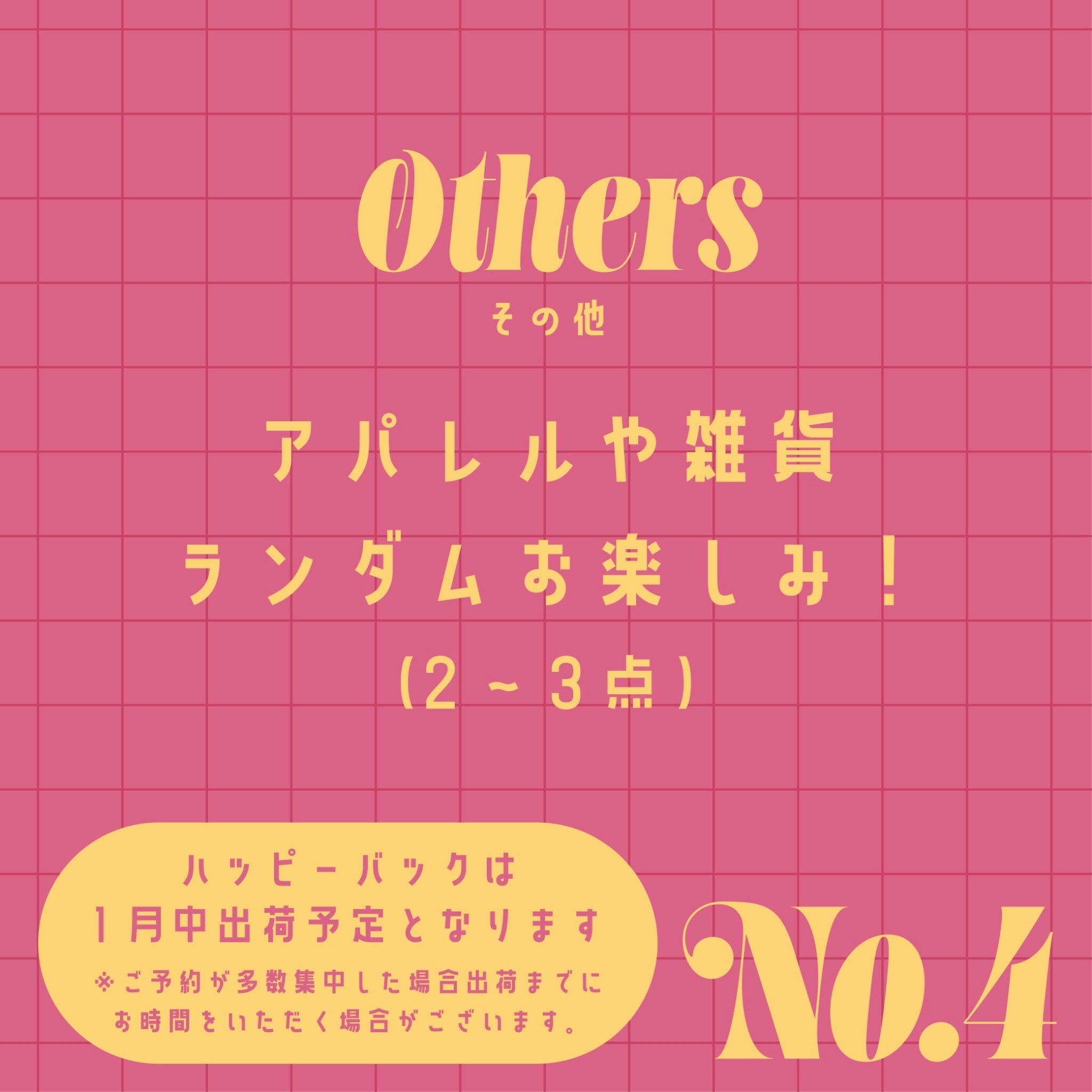 ※予備在庫のみ再販※LINK@限定商品が必ず入るHAPPYBAG 2月中の出荷予定