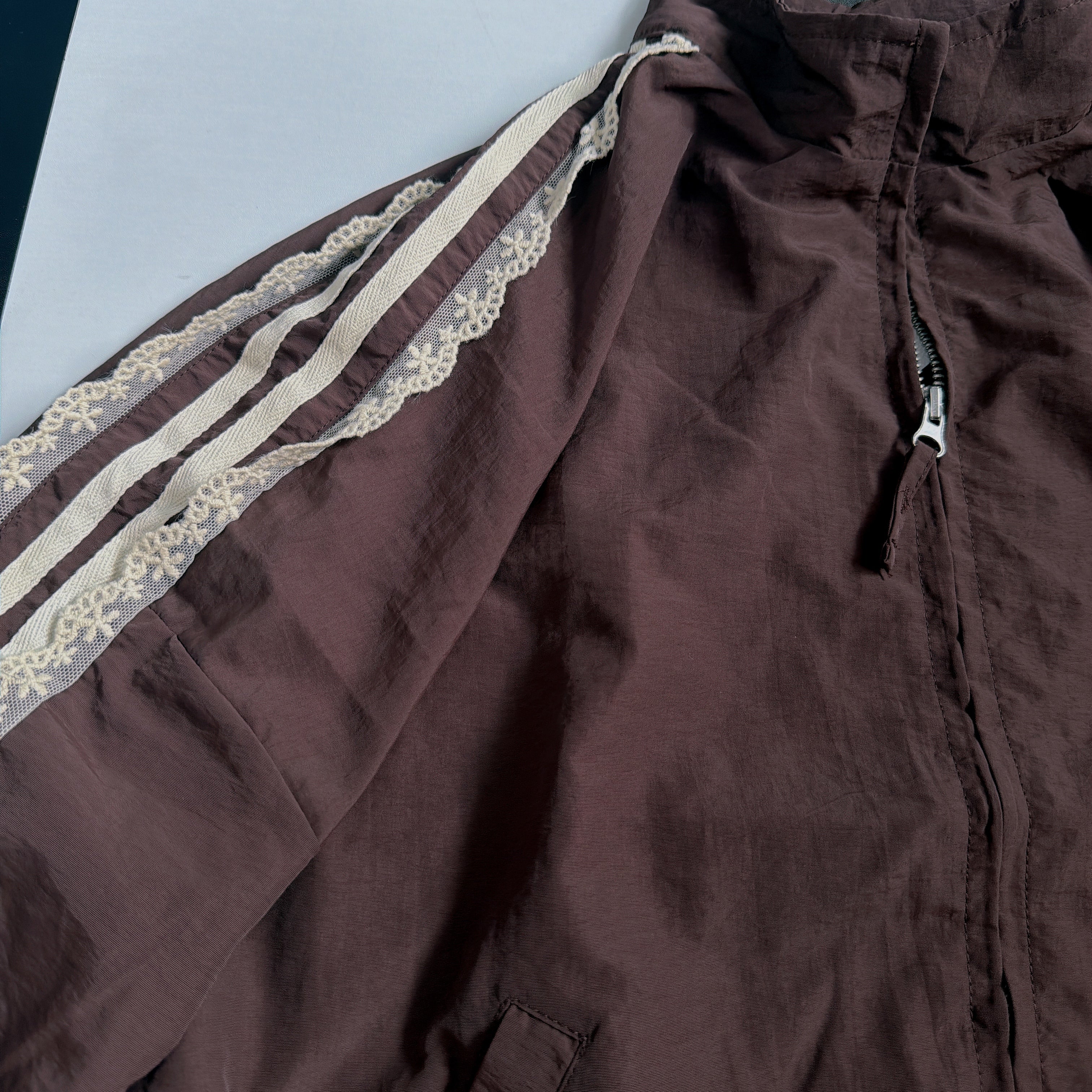 *Reservation* Matching Set: Lace Side Line Track Jacket & Pants - Scheduled for shipment in September