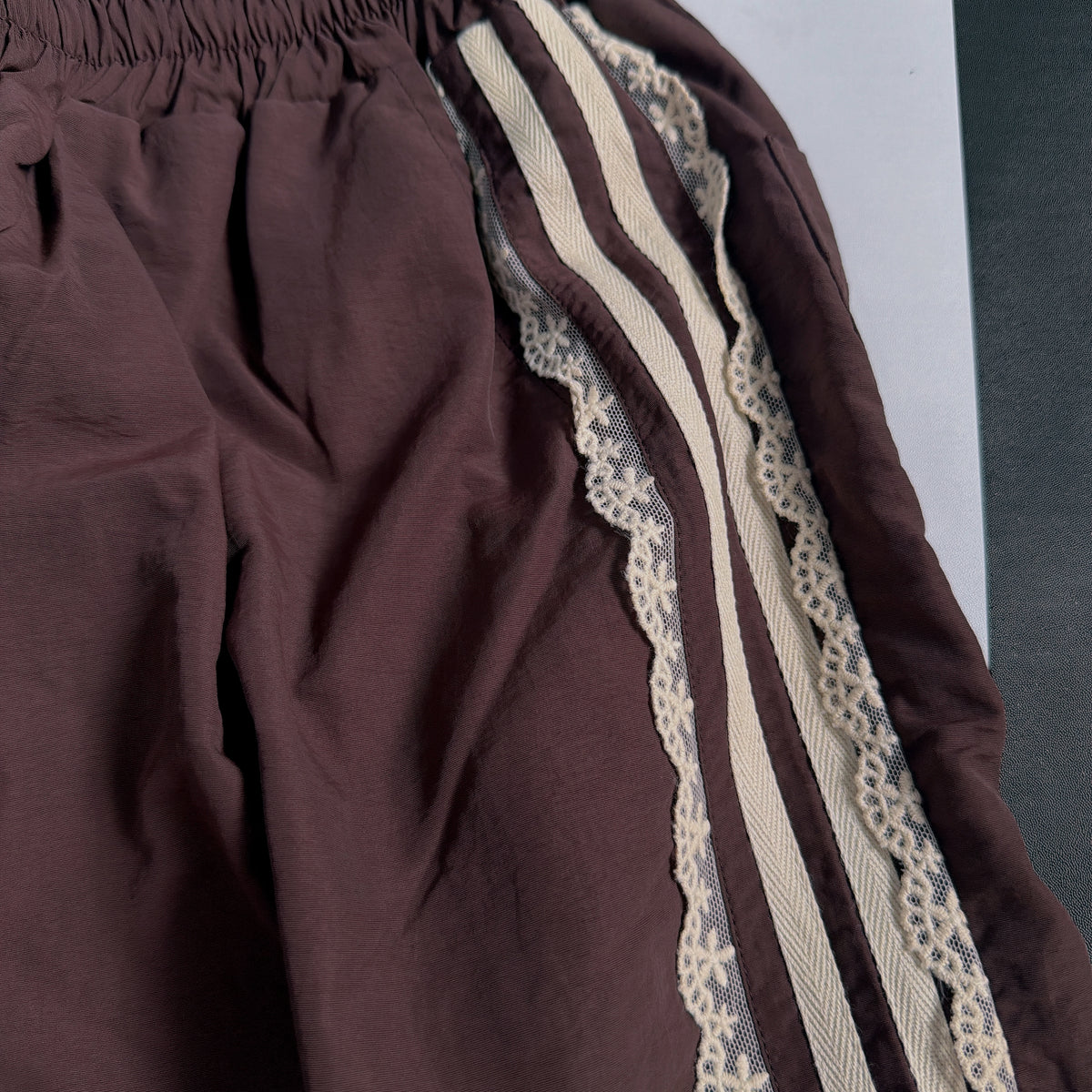 *Reservation* Matching Set: Lace Side Line Track Jacket & Pants - Scheduled for shipment in September