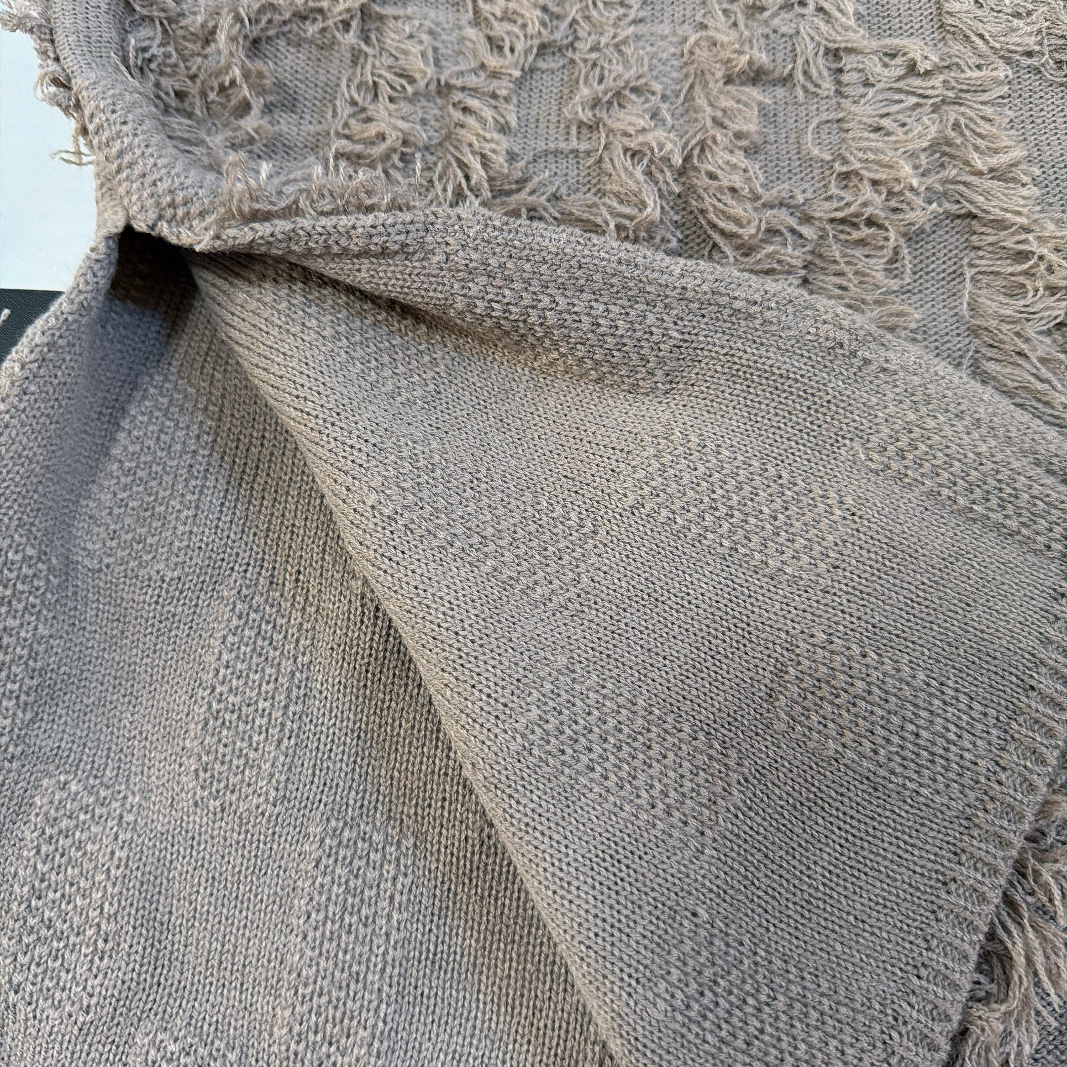 ※予約※セットアップ可能 フリンジMOKEニット&スカート 1月下旬ごろの出荷予定