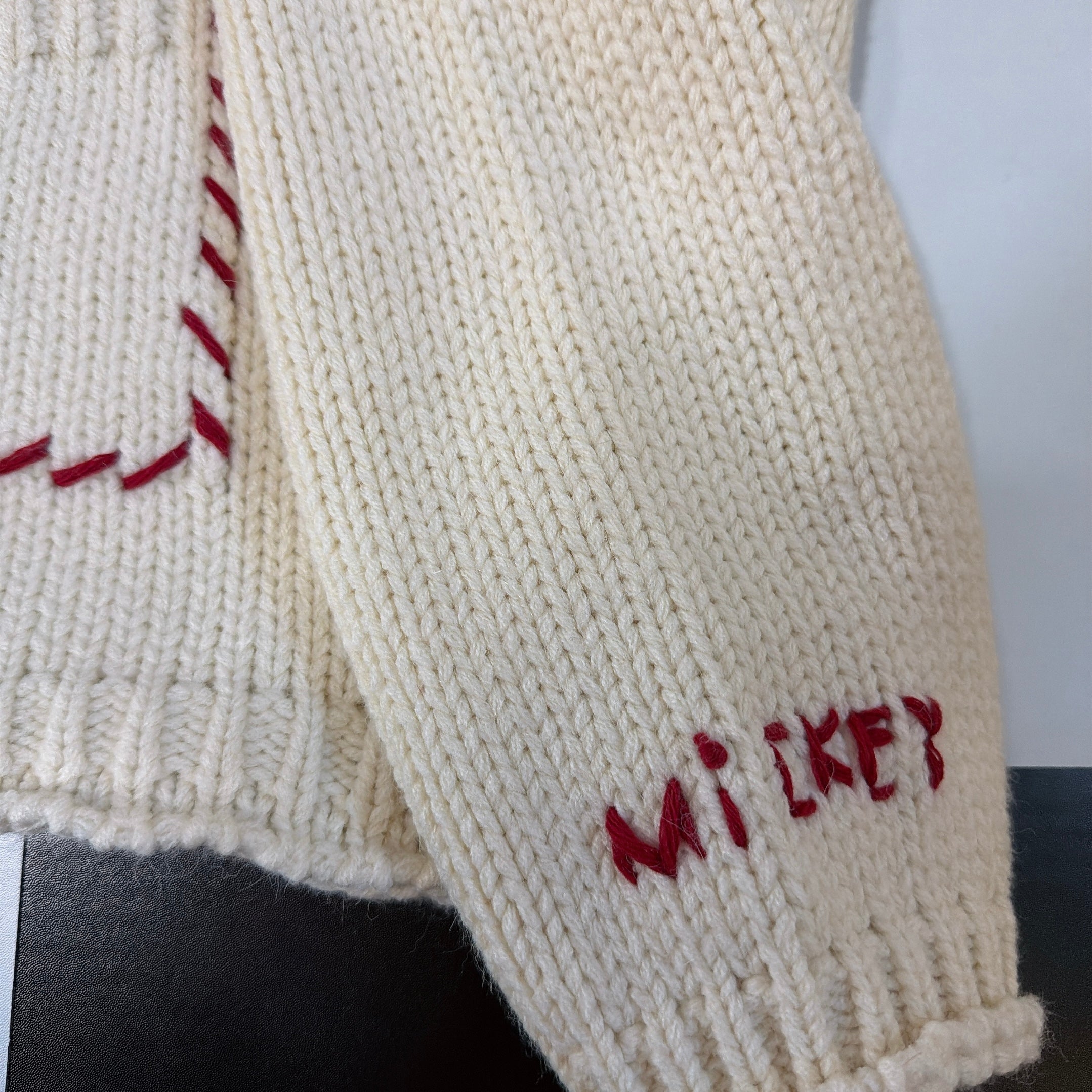 ※予約※新色 ミッキーハンドメイドニット 1月中の出荷予定