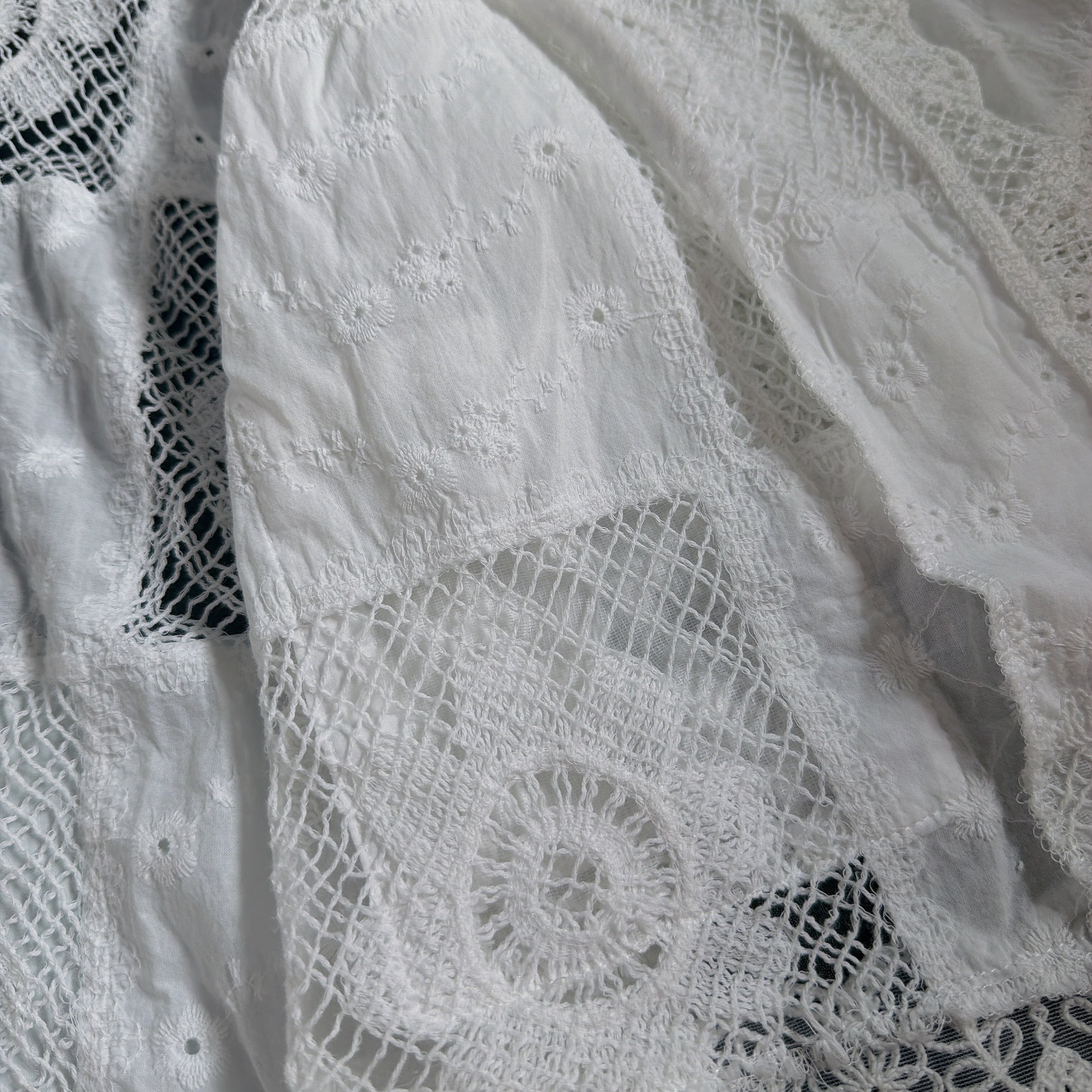 *Pre-order* Crocheted Flower Shirt - Estimated shipping in late June