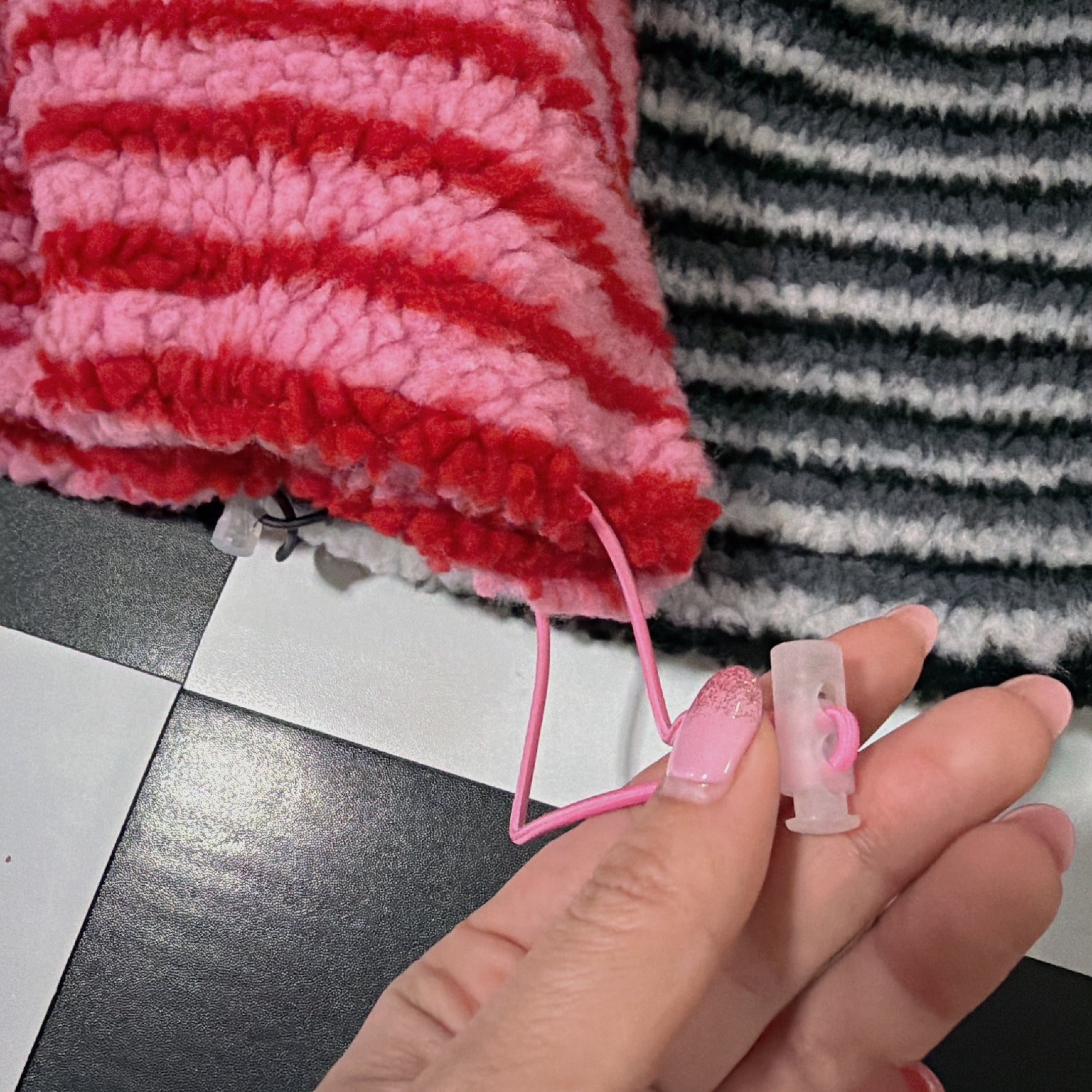 ※予約※2色 変形グーフィーボーダーボアスウェット 2月上旬出荷予定