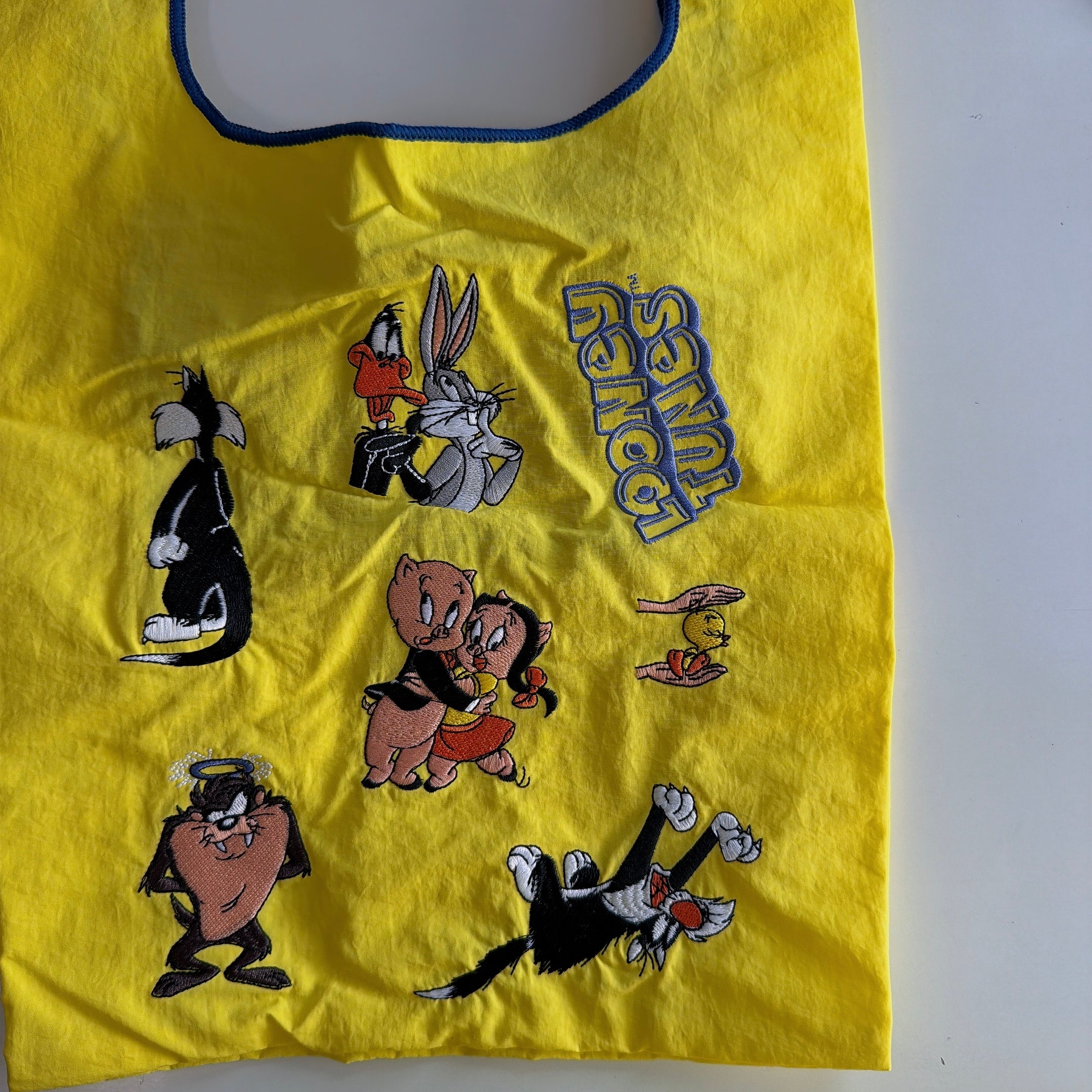 *Reservation* 2 Types Looney Tunes NOSTALGICA Embroidered Eco Bag - Shipping Scheduled for August