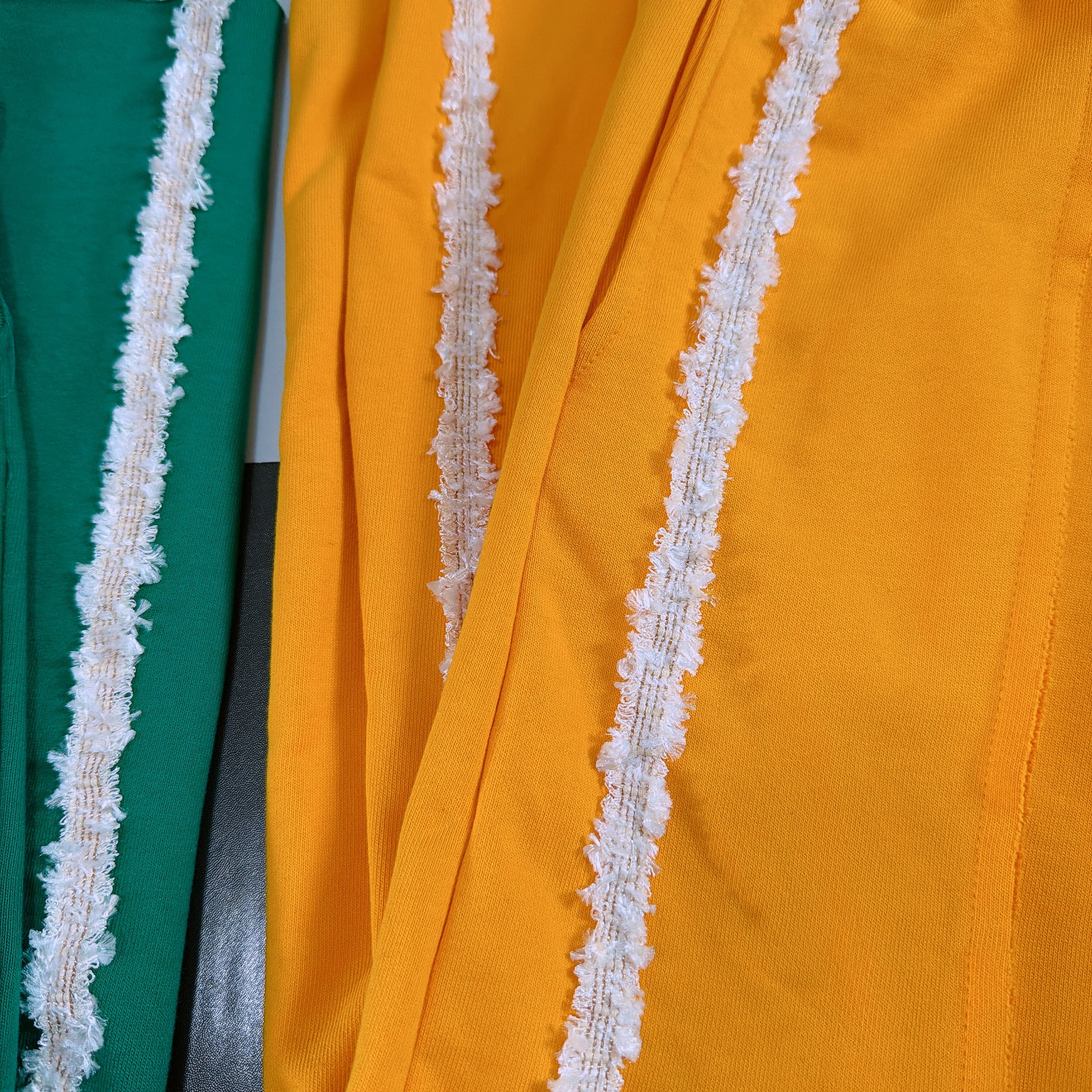 ※予約※2色 裾ダメージレーストラックカラーパンツ 2月上旬ごろ出荷予定