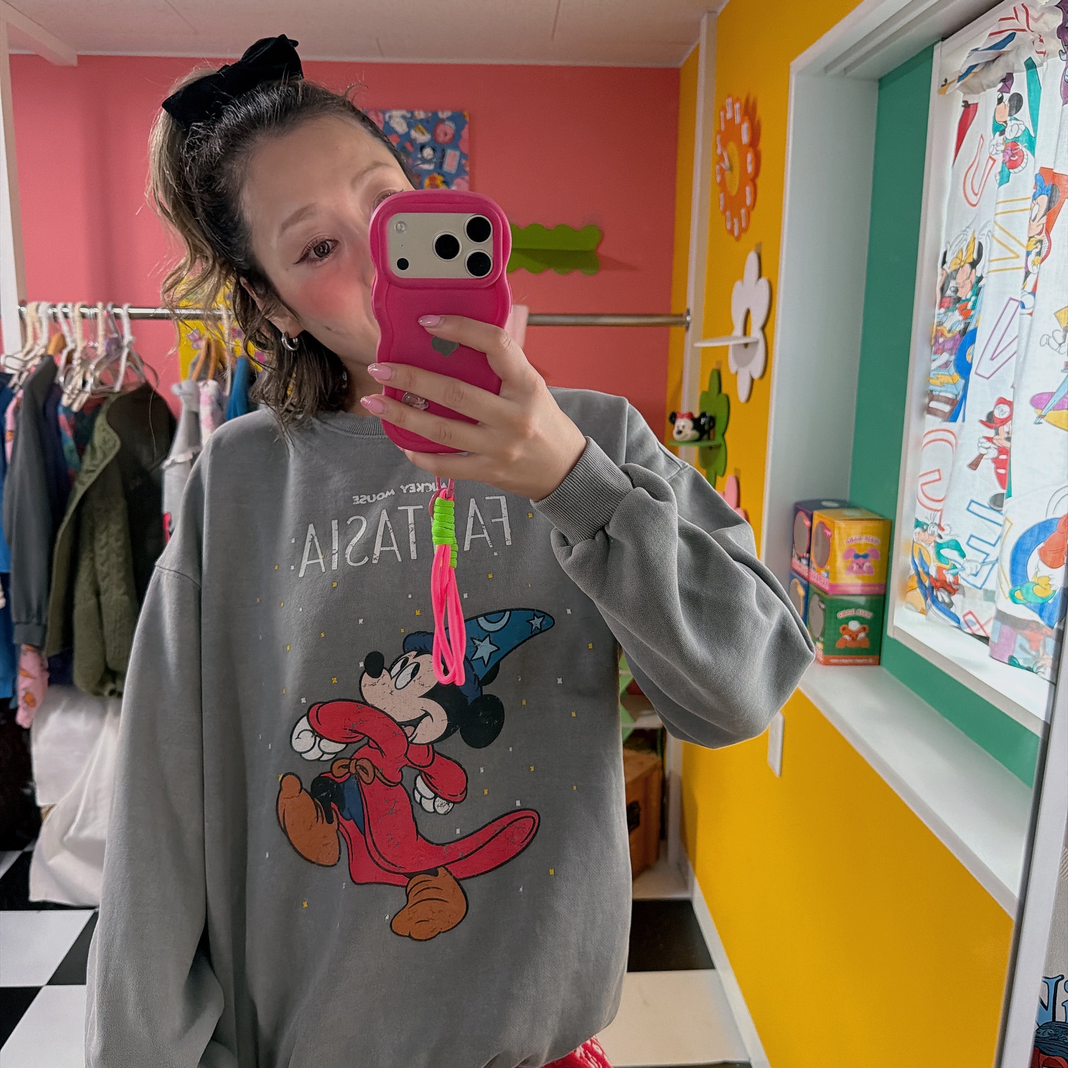 ※予約※2色 FANTASIAピグメントスウェット 2月上旬出荷予定