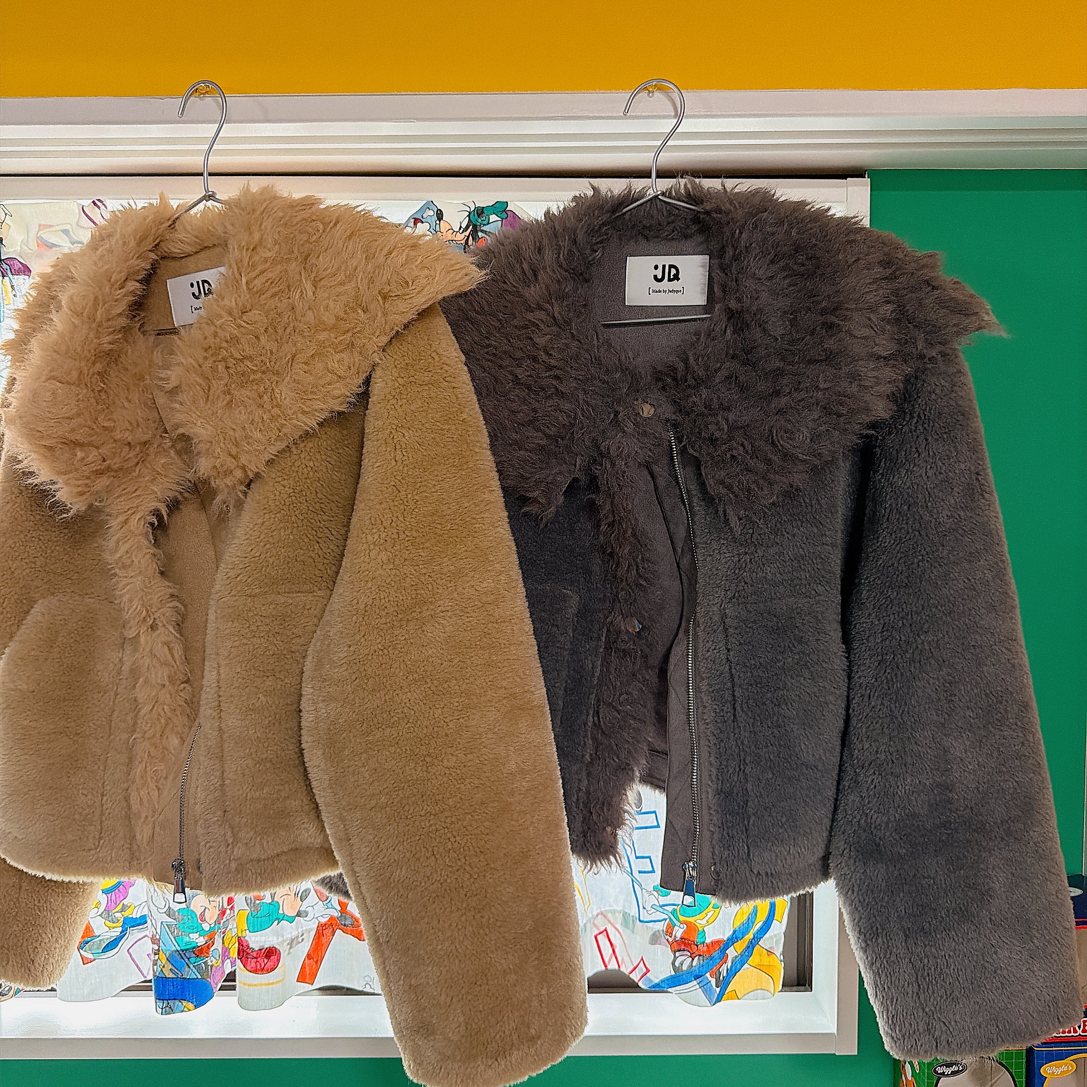 ※予約※2色 セーターカーラームートンジャケット 1月中の出荷予定