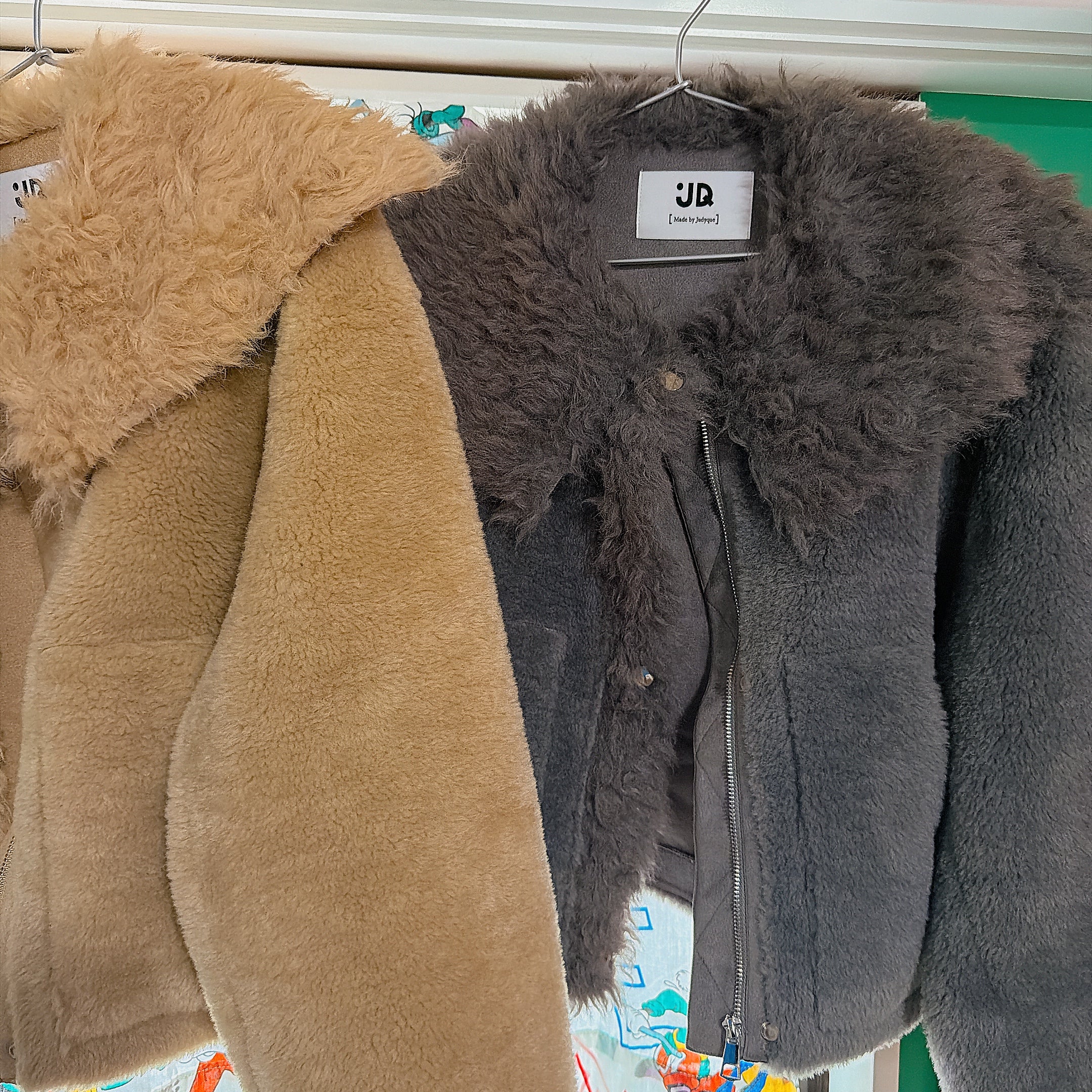 ※予約※2色 セーターカーラームートンジャケット 1月中の出荷予定