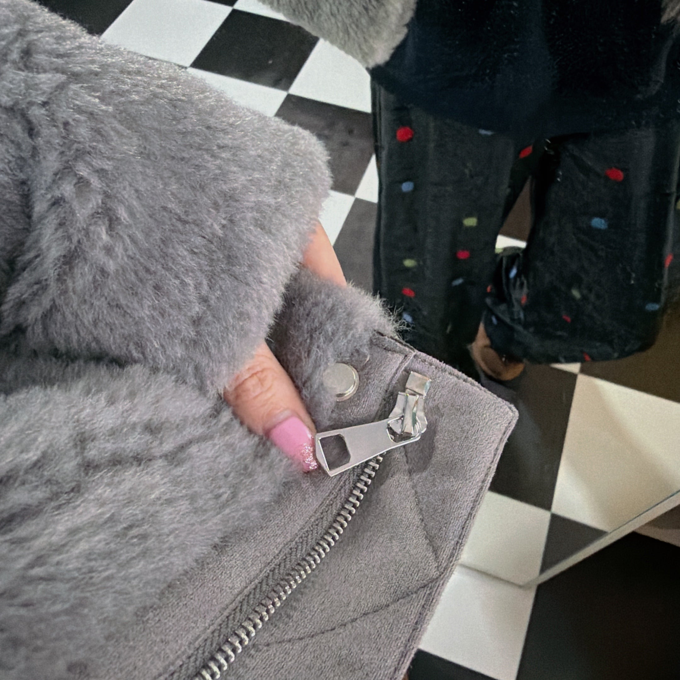 ※予約※2色 セーターカーラームートンジャケット 1月中の出荷予定