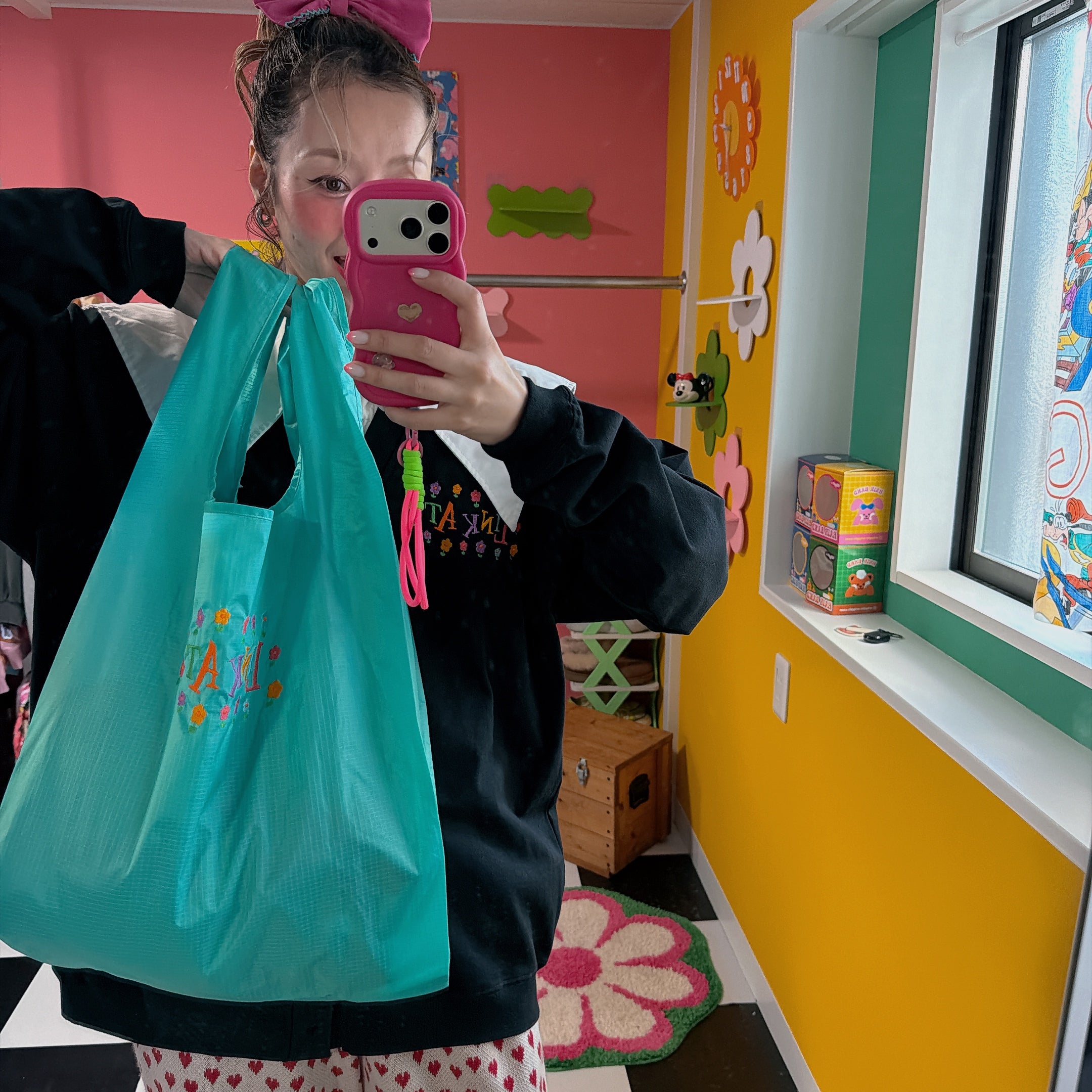 ※予約※2色2サイズ LINK@ NEWロゴオリジナルシリーズ♡ショッピングバッグ 1月下旬〜2月上旬発送予定