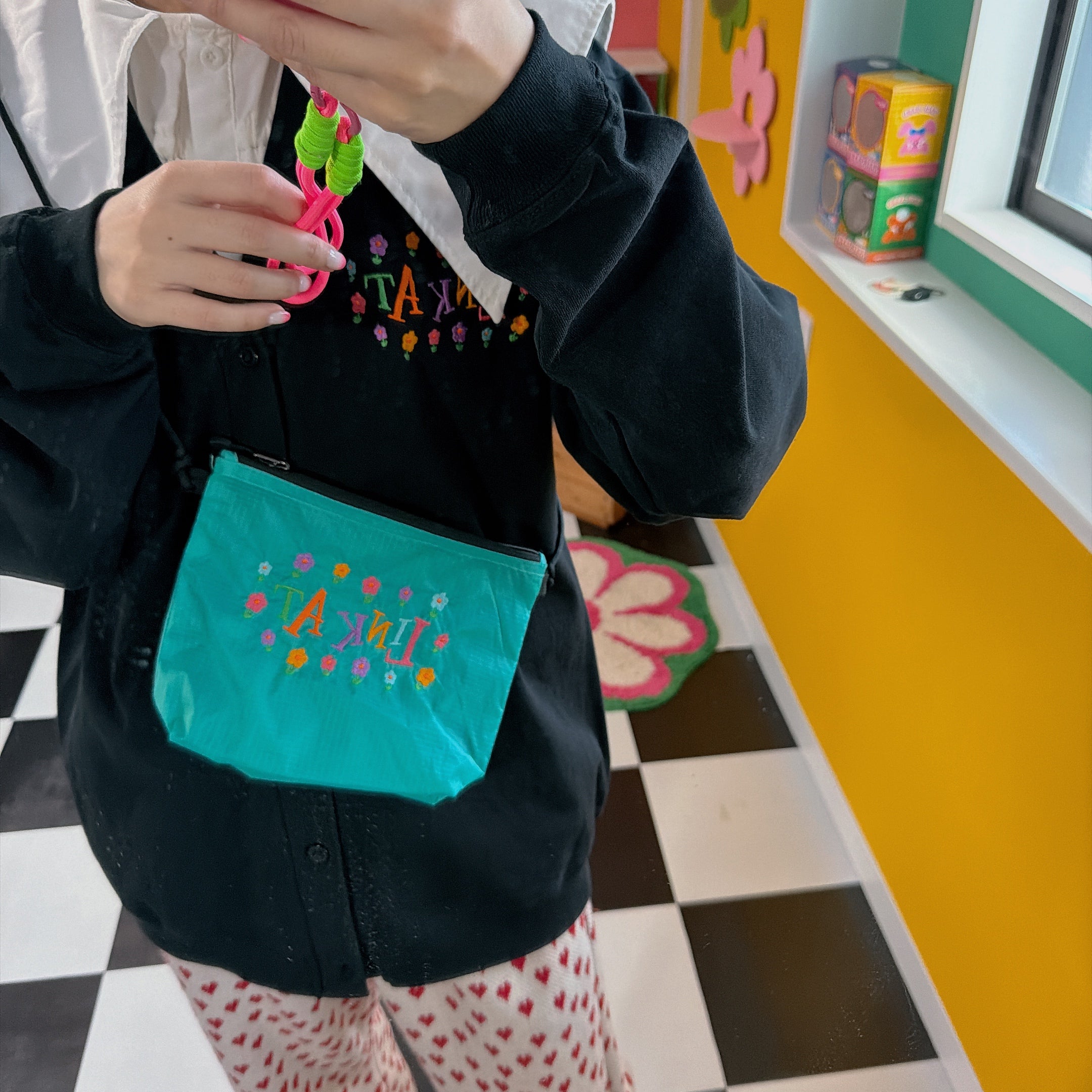 ※予約※LINK@ NEWロゴオリジナルシリーズ♡軽量サコッシュ 1月下旬〜2月上旬発送予定