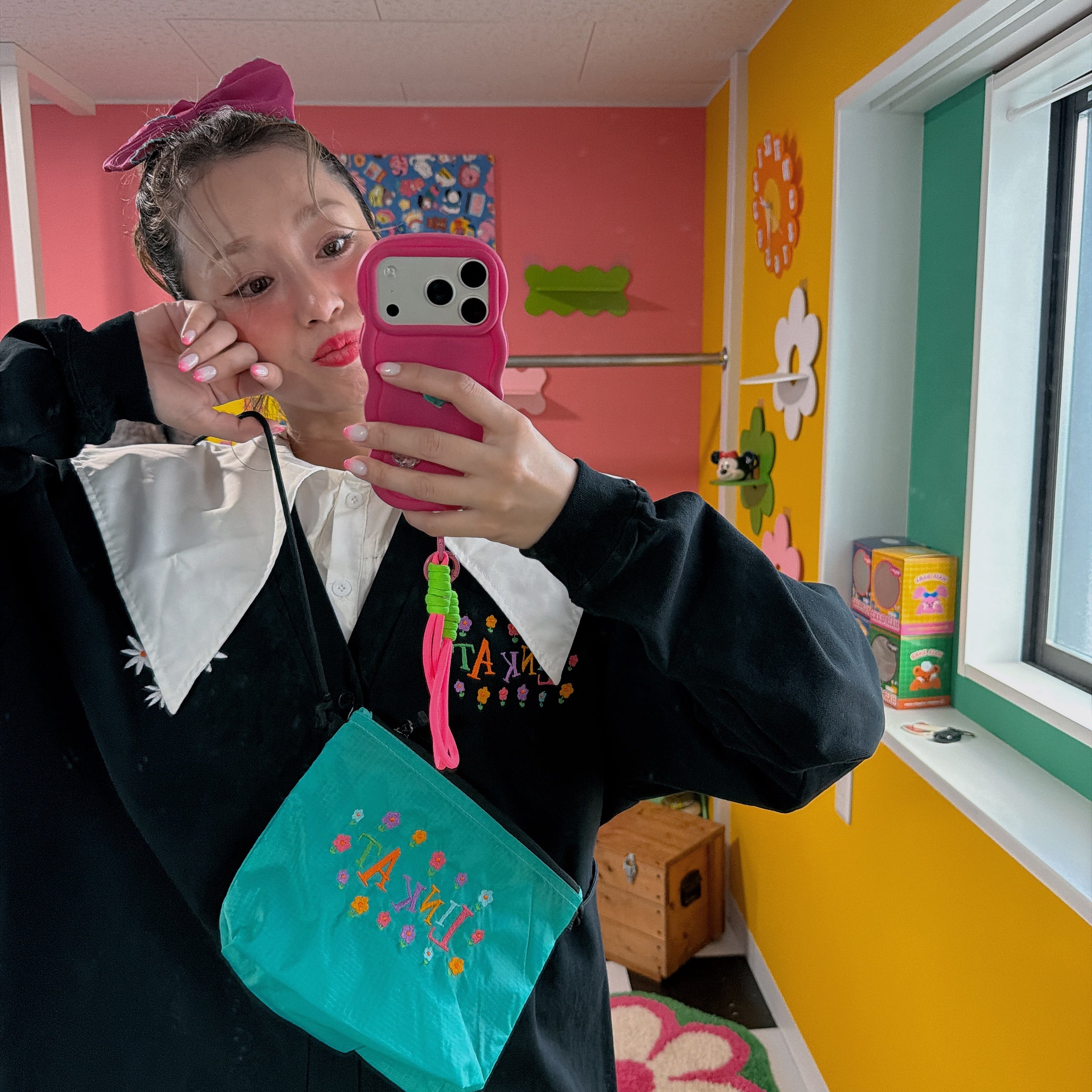 ※予約※LINK@ NEWロゴオリジナルシリーズ♡軽量サコッシュ 1月下旬〜2月上旬発送予定