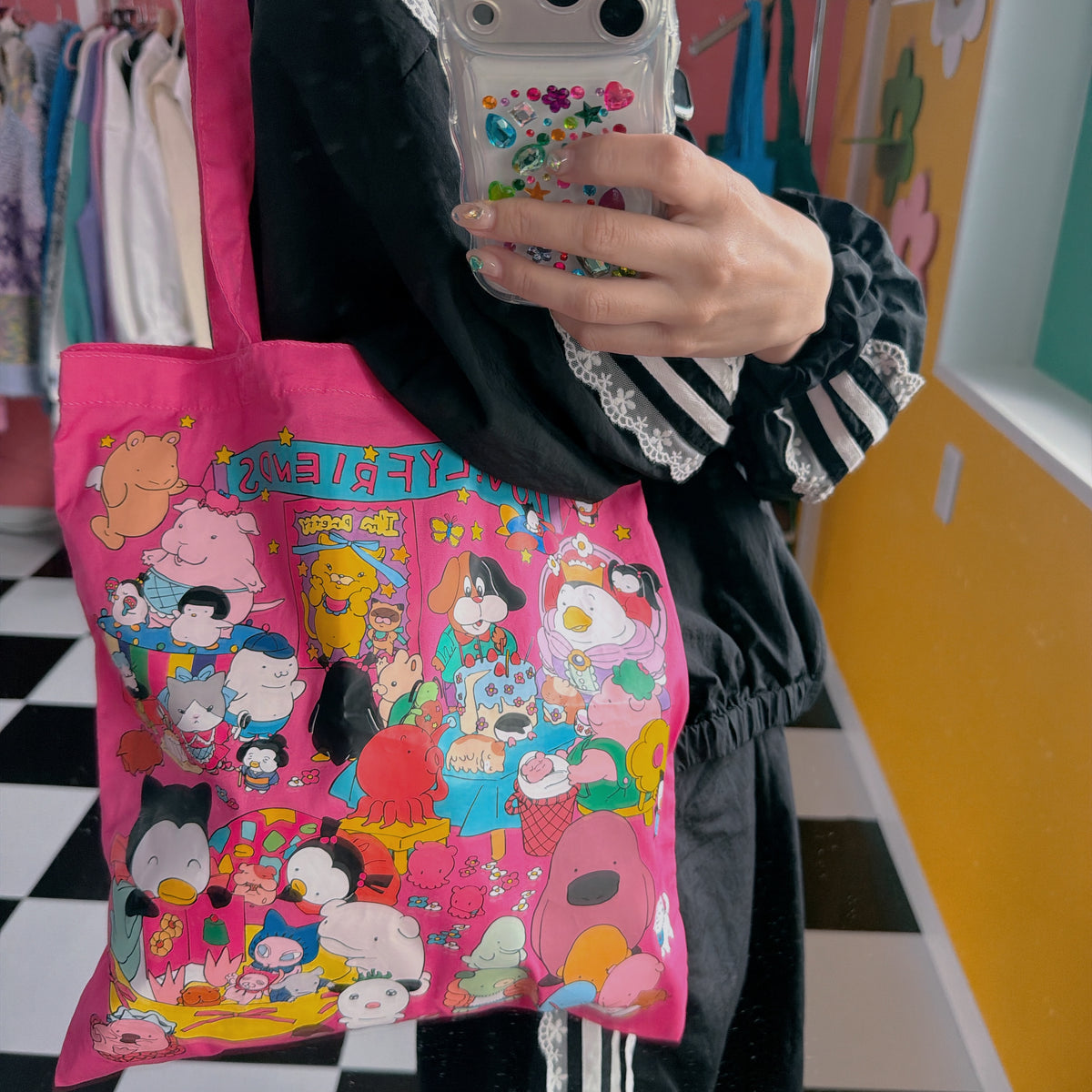※予約※ 3種 LOVELY FRIENDS ぺらトートバック 納期目安は商品ページに記載