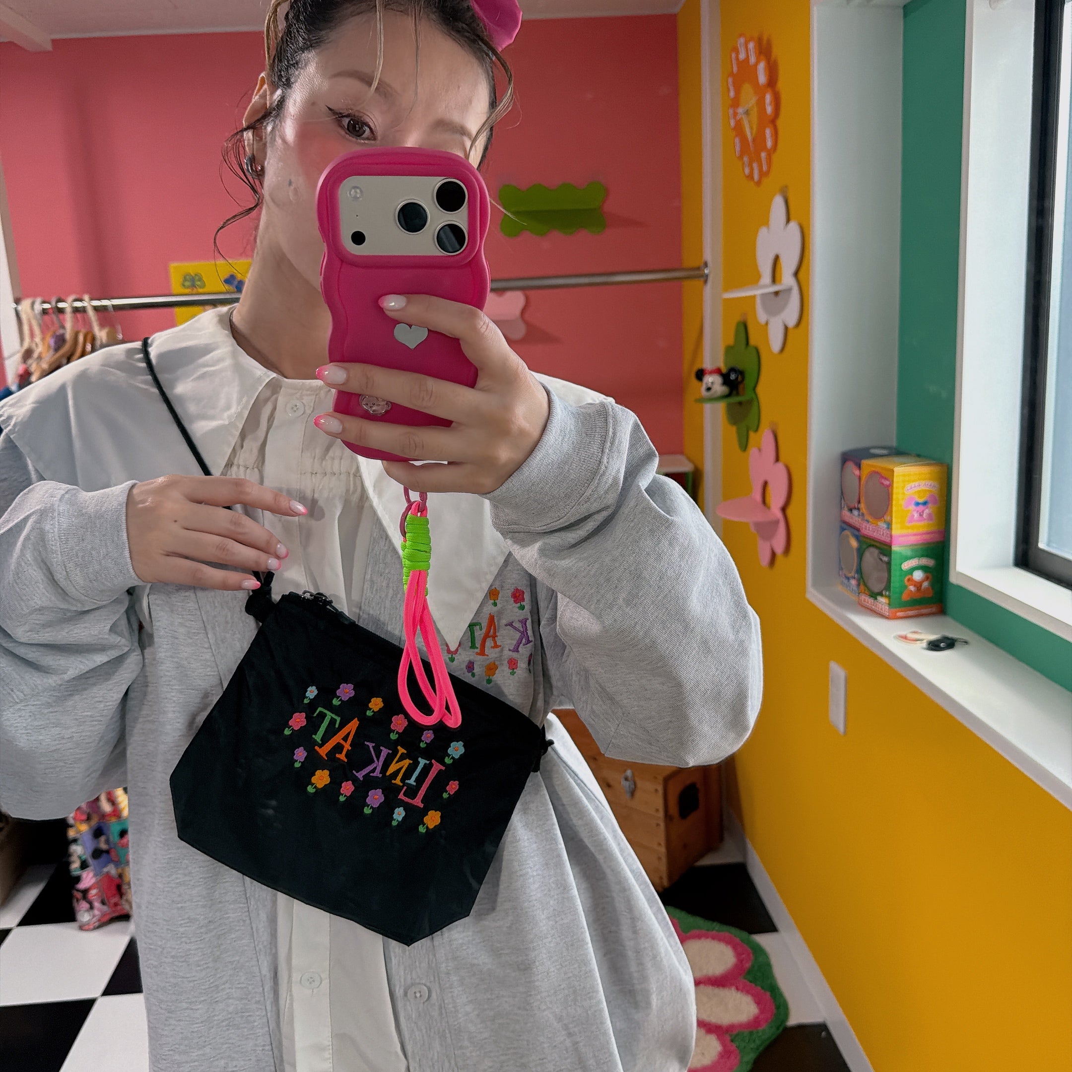 ※予約※2色LINK@ NEWロゴオリジナルシリーズ♡スウェットカーディガン 1月下旬〜2月上旬発送予定