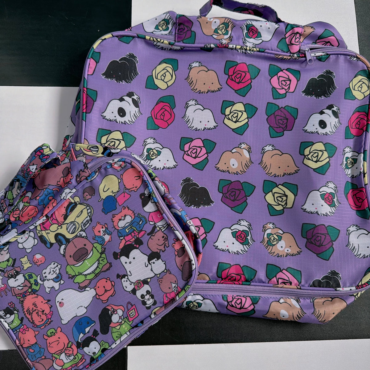 *Pre-order* 3 Types LOVELY FRIENDS Travel Bag S - Estimated delivery dates are listed on the product page.