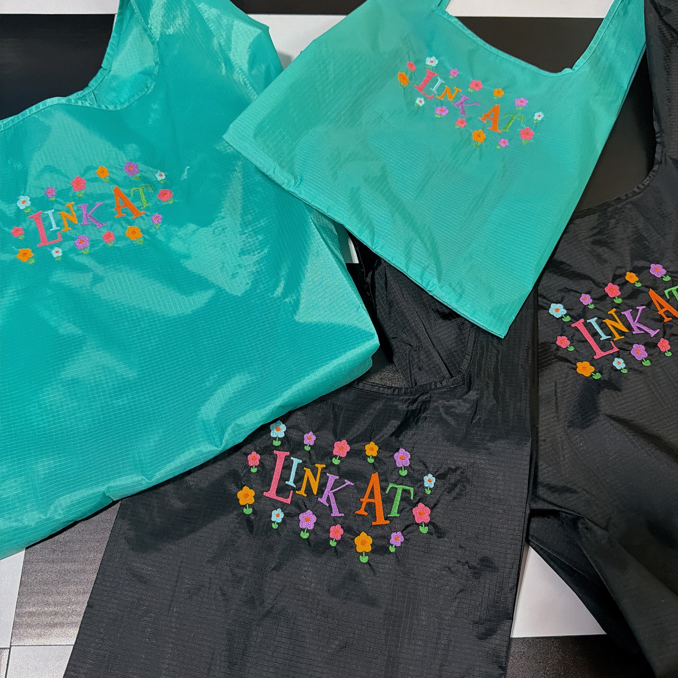 ※予約※2色2サイズ LINK@ NEWロゴオリジナルシリーズ♡ショッピングバッグ 1月下旬〜2月上旬発送予定