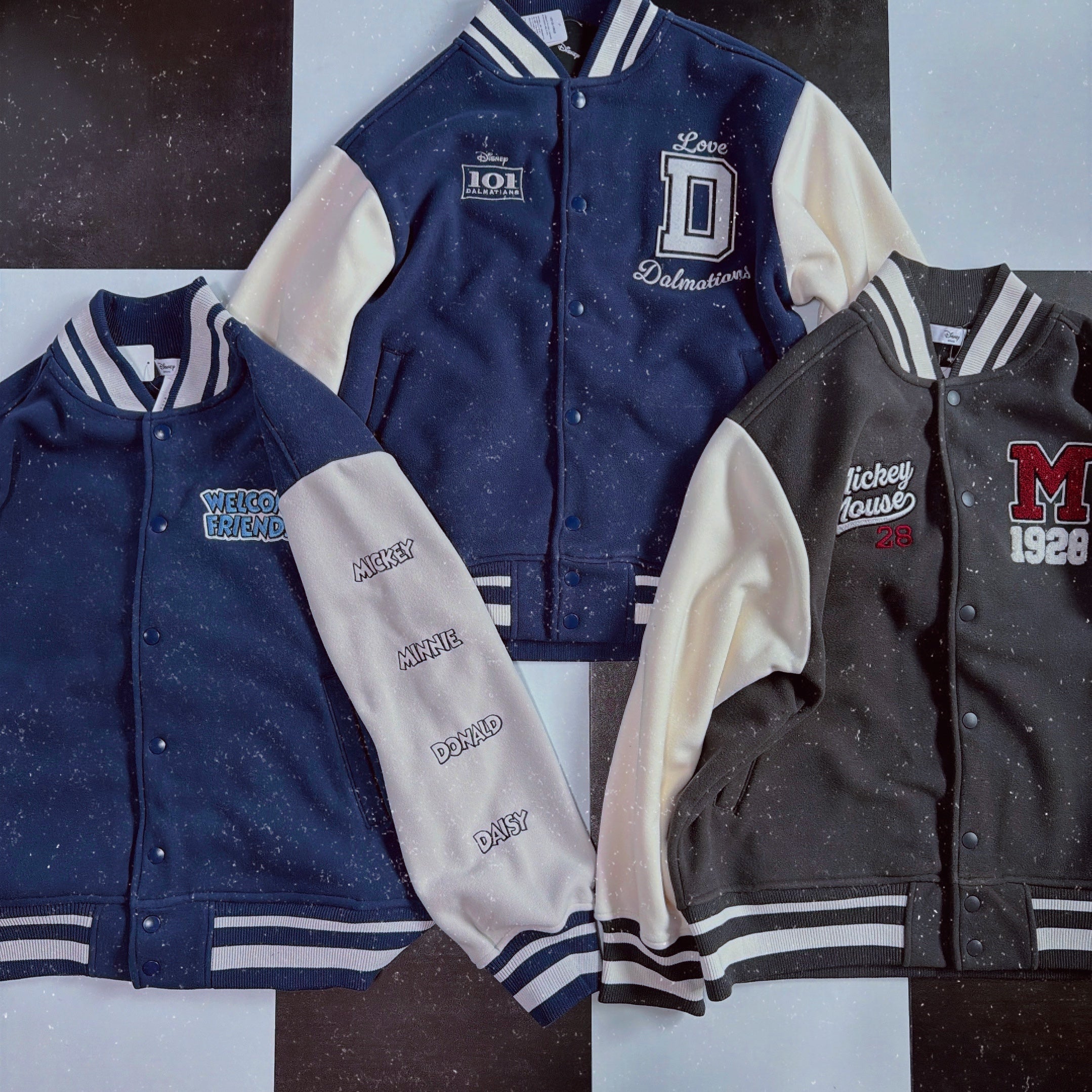 ※上限あり予約※ 3種類 ディズニーフリーススタジャン 12月中旬ごろ発送予定