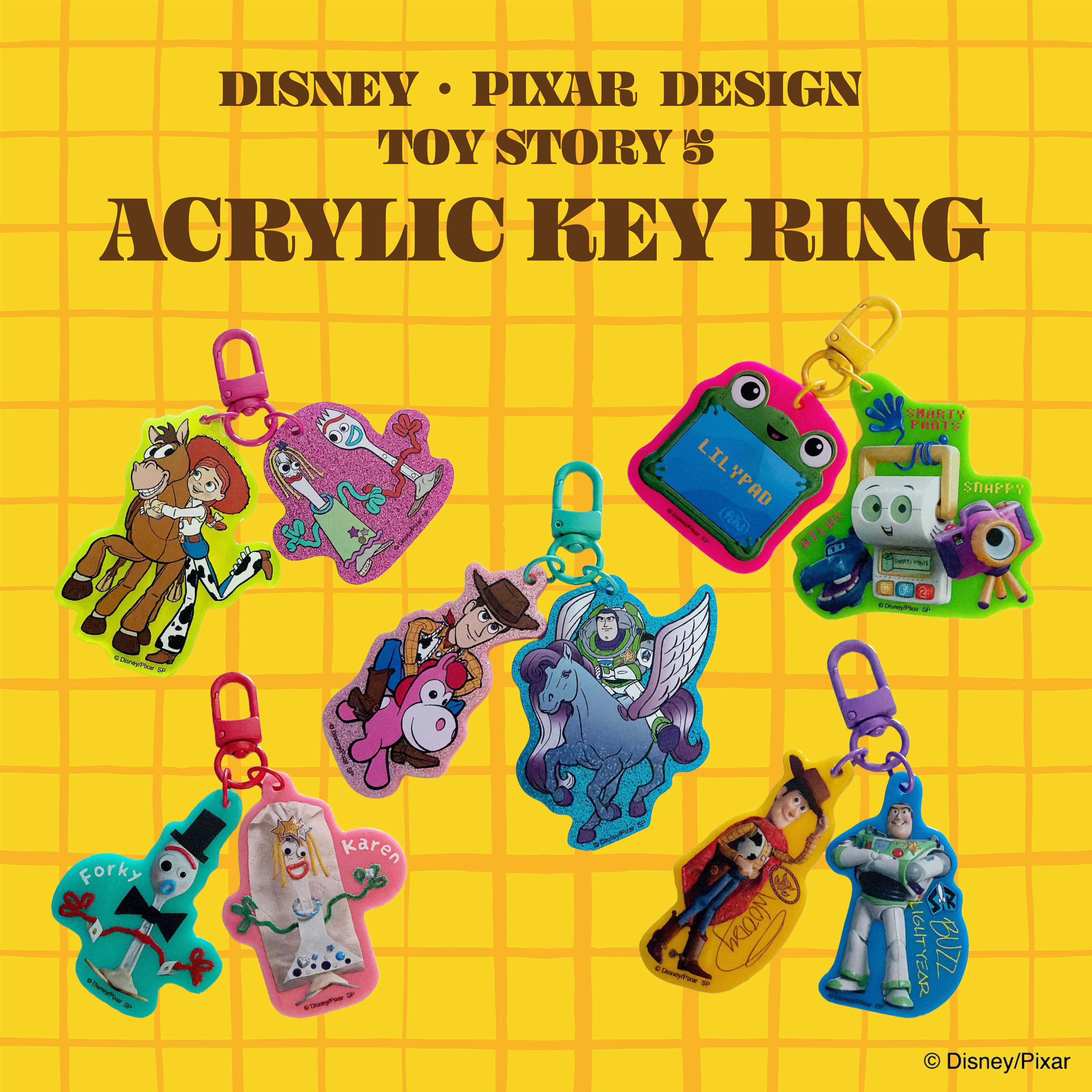 ※予約※ 4種類 DISNEY/PIXAR TOY STORY5 アクリルキーホルダー 7月中の発送予定