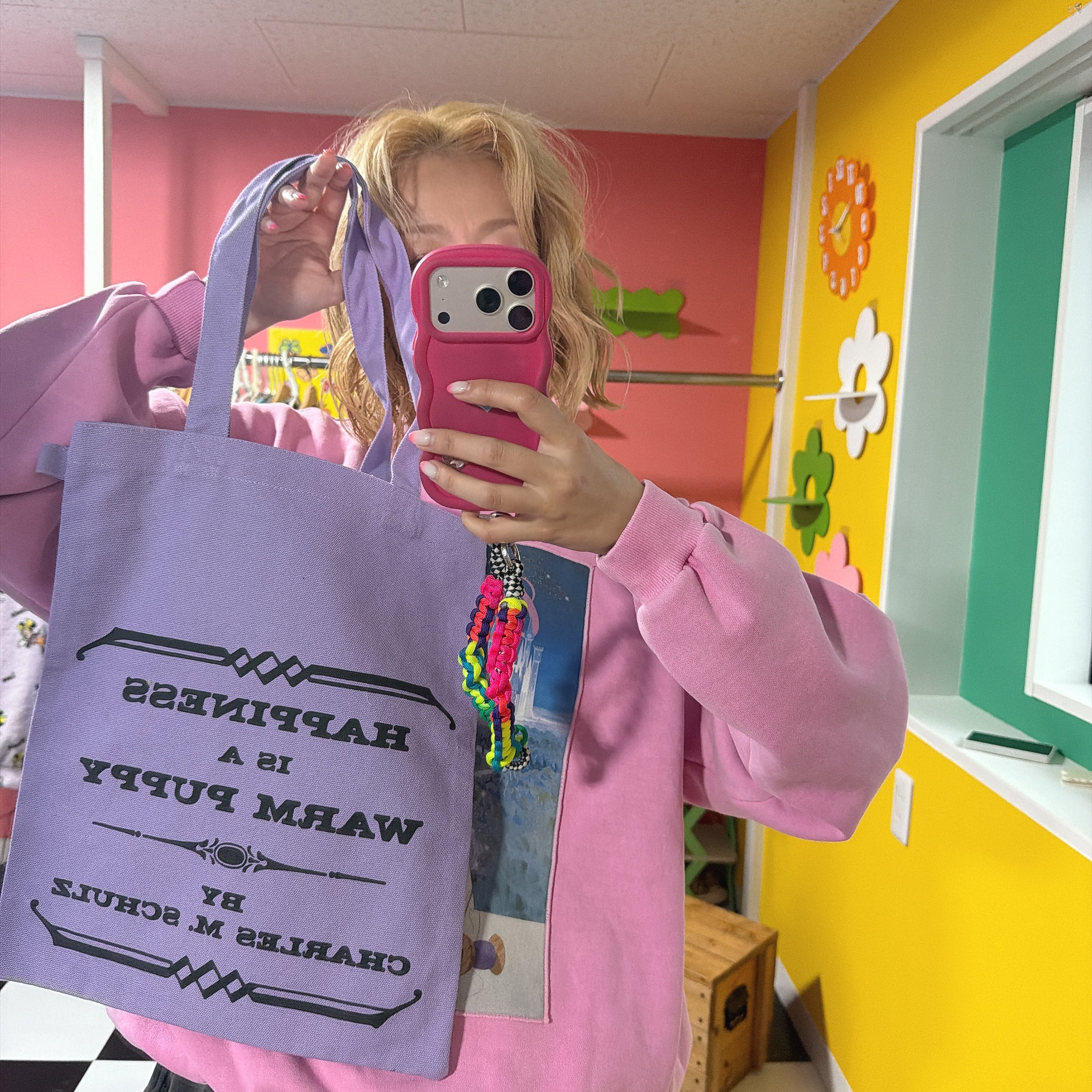 *Pre-order* 6-color NOSTALGICA vintage PEANUTS color canvas tote bag. Scheduled to ship in May.