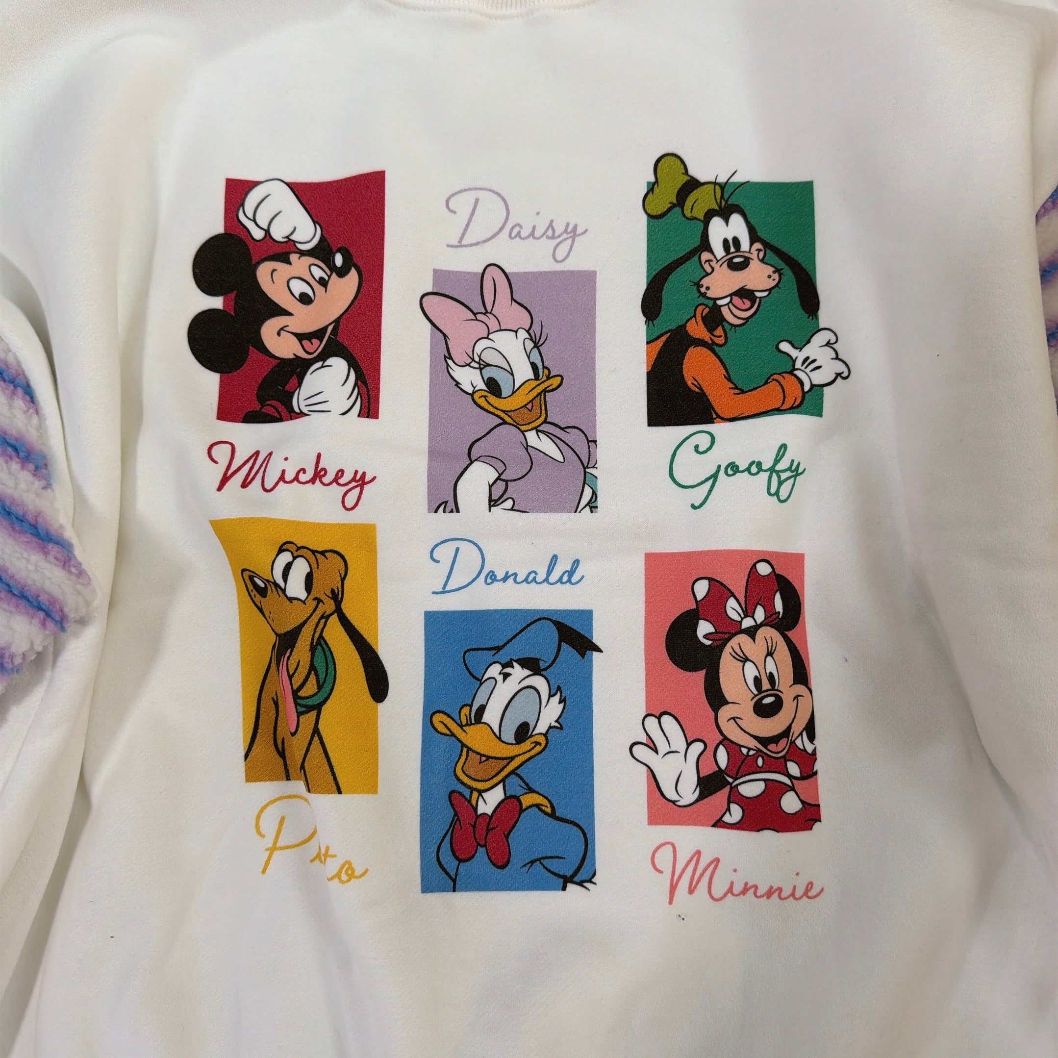 ※予約※ミッキーフレンズボア切り替えプルオーバー 2月中の出荷予定