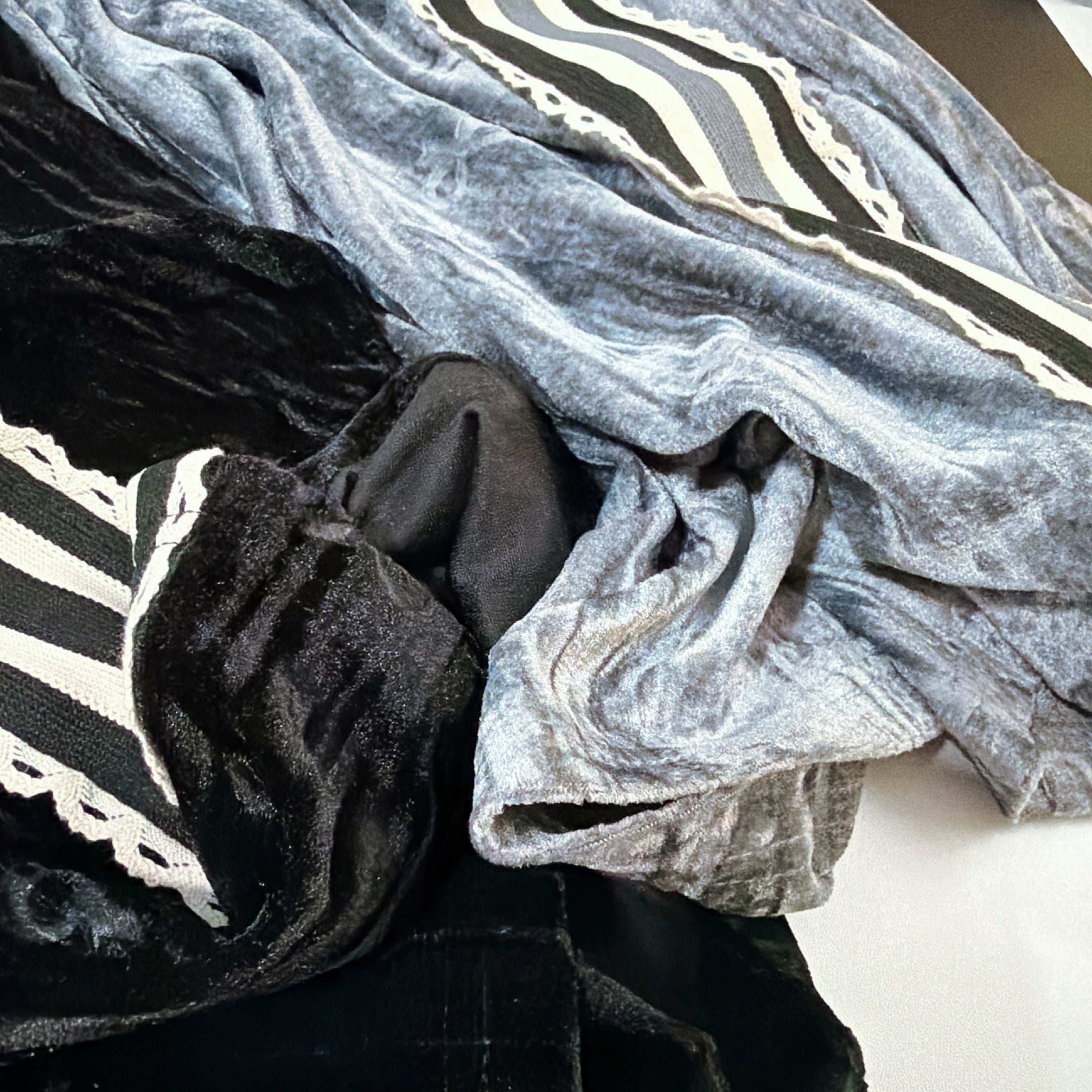 ※予約※2色 リボンベロアラインパンツ 1月中の出荷予定