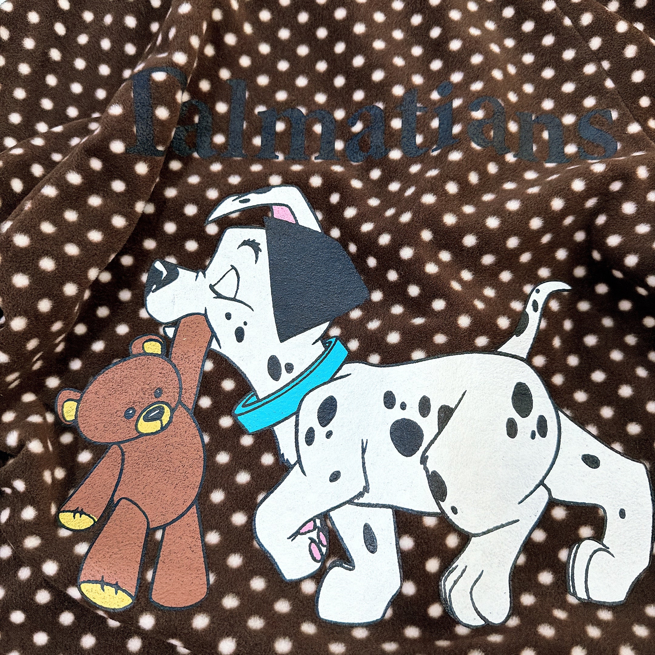 ※予約※101匹わんちゃんドット柄フリース 1月下旬〜2月上旬の出荷予定