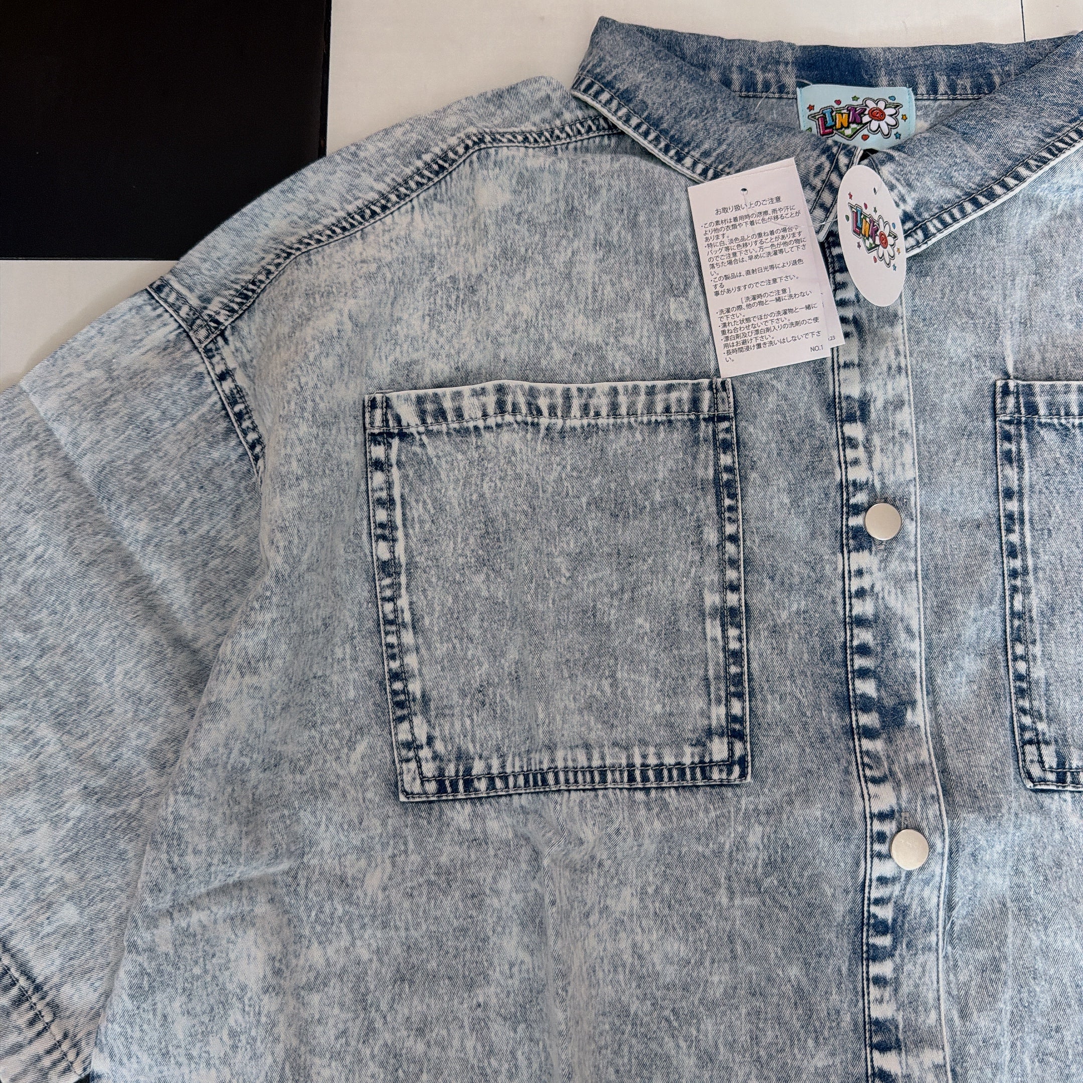 *Limited Quantity Pre-order* Set-up Possible Lightweight Chemical Wash Denim Shirt - Estimated for mid-June delivery