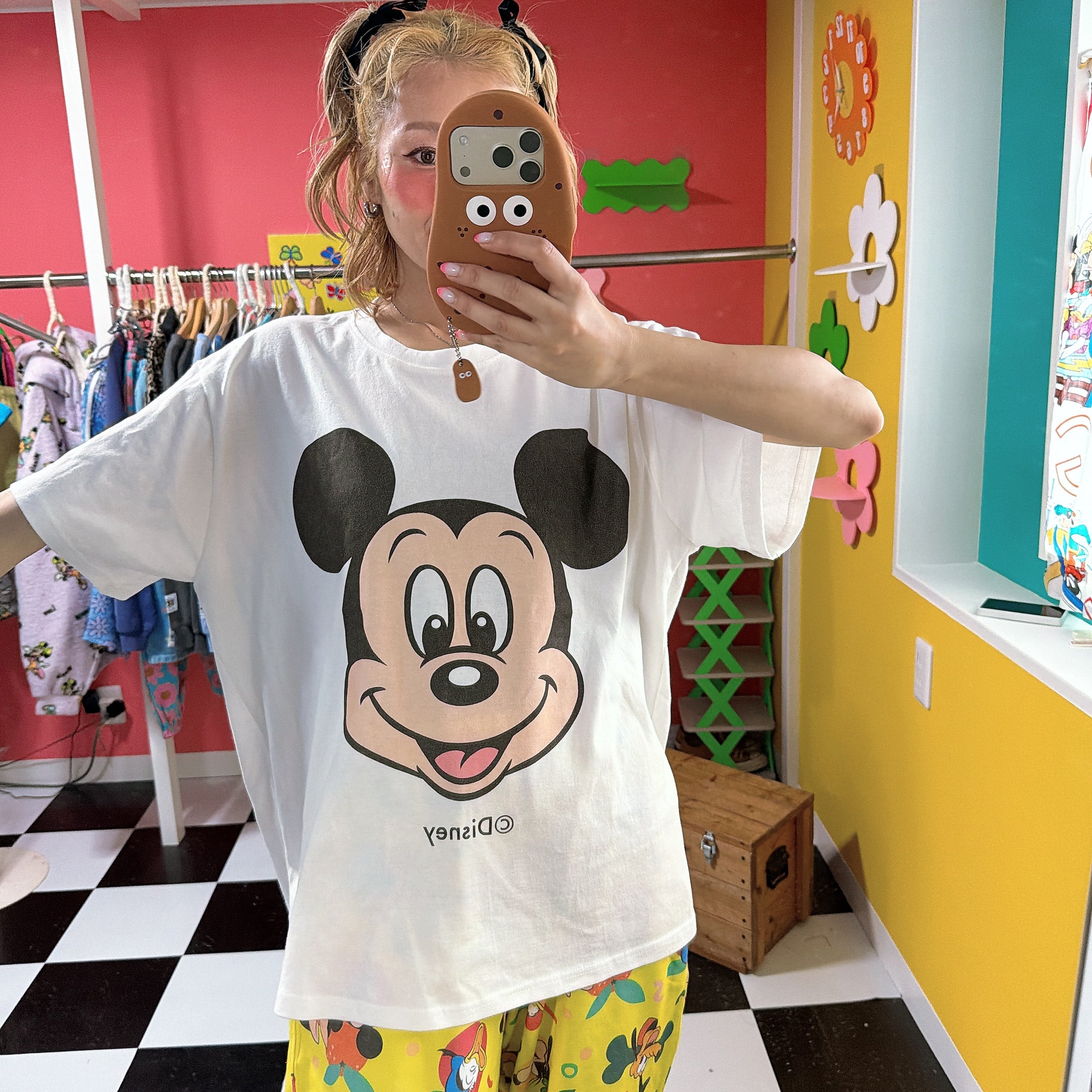 ※予約※2色 ミッキーフェイスTEE 2月中の出荷予定