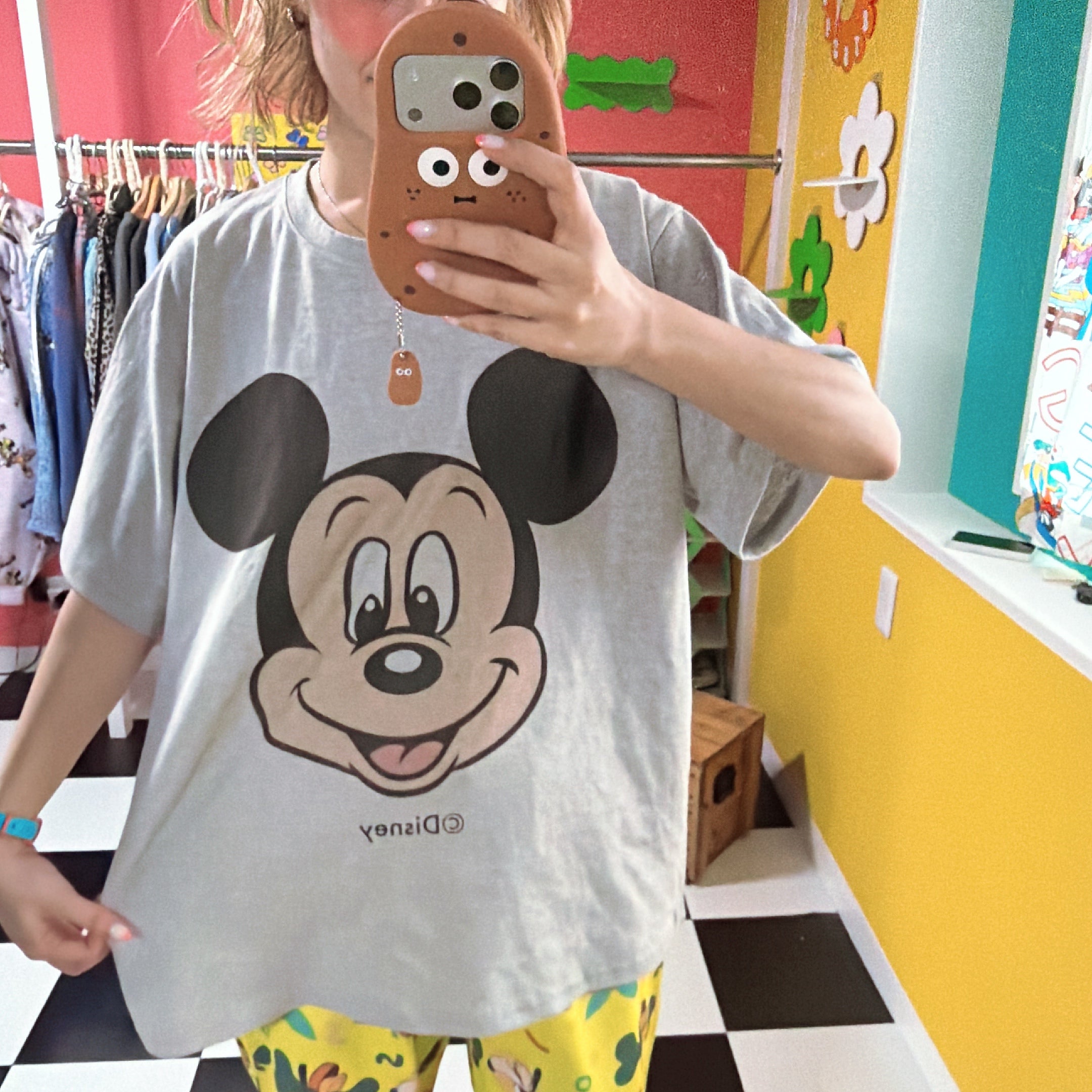 ※予約※2色 ミッキーフェイスTEE 2月中の出荷予定